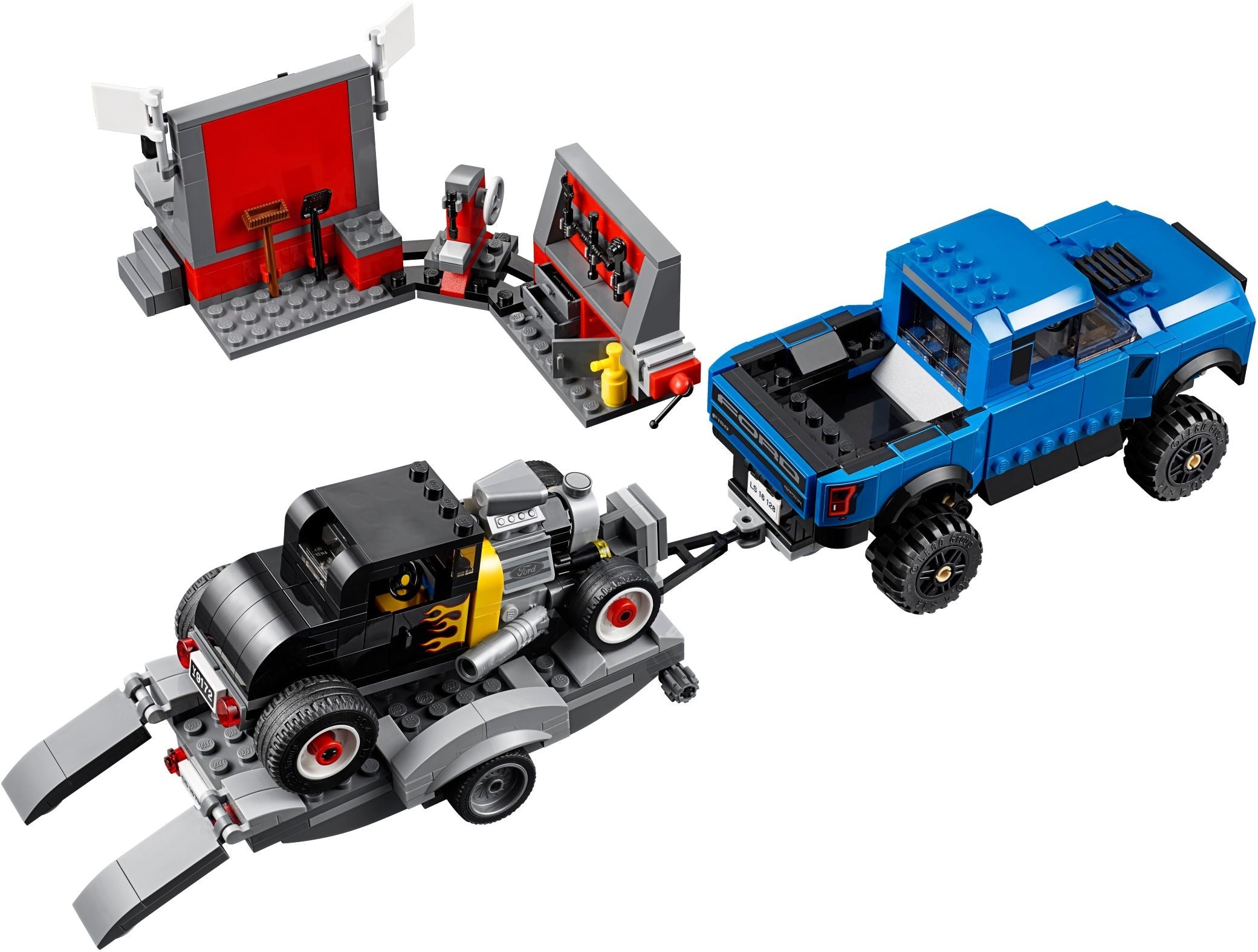 Ford F-150 Raptor & Ford Model A Hot Rod 75875 | Speed Champions | LEGO (image 11)