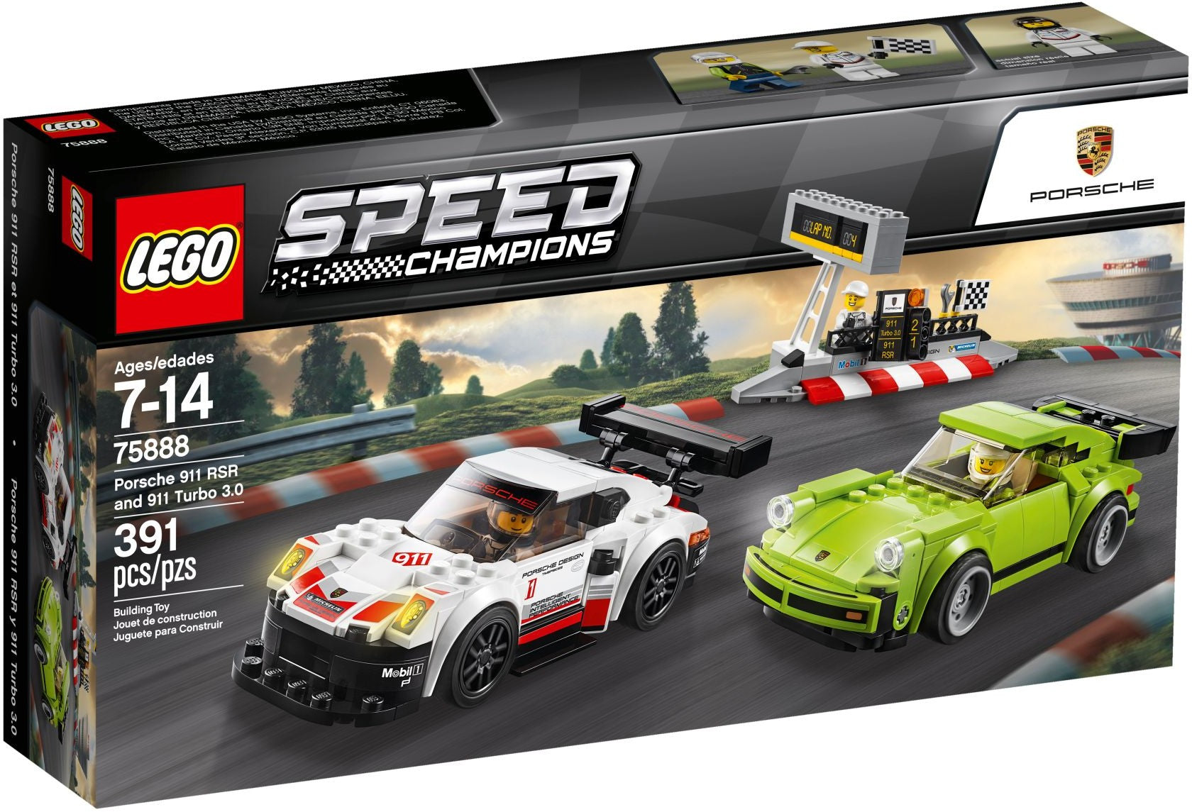 Porsche 911 RSR and 911 Turbo 3.0 75888 | Speed Champions | LEGO – image 2