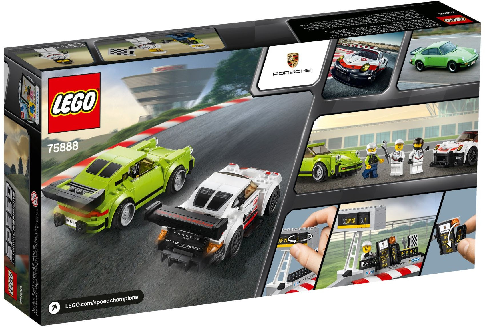 Porsche 911 RSR and 911 Turbo 3.0 75888 | Speed Champions | LEGO – image 4