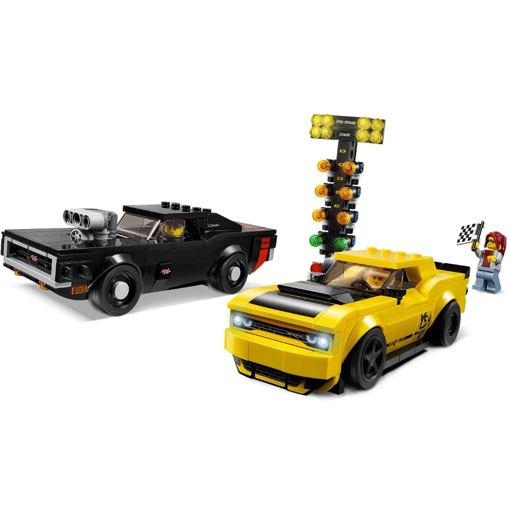 2018 Dodge Challenger SRT Demon and 1970 Dodge Charger R/T 75893  | Speed Champions | LEGO