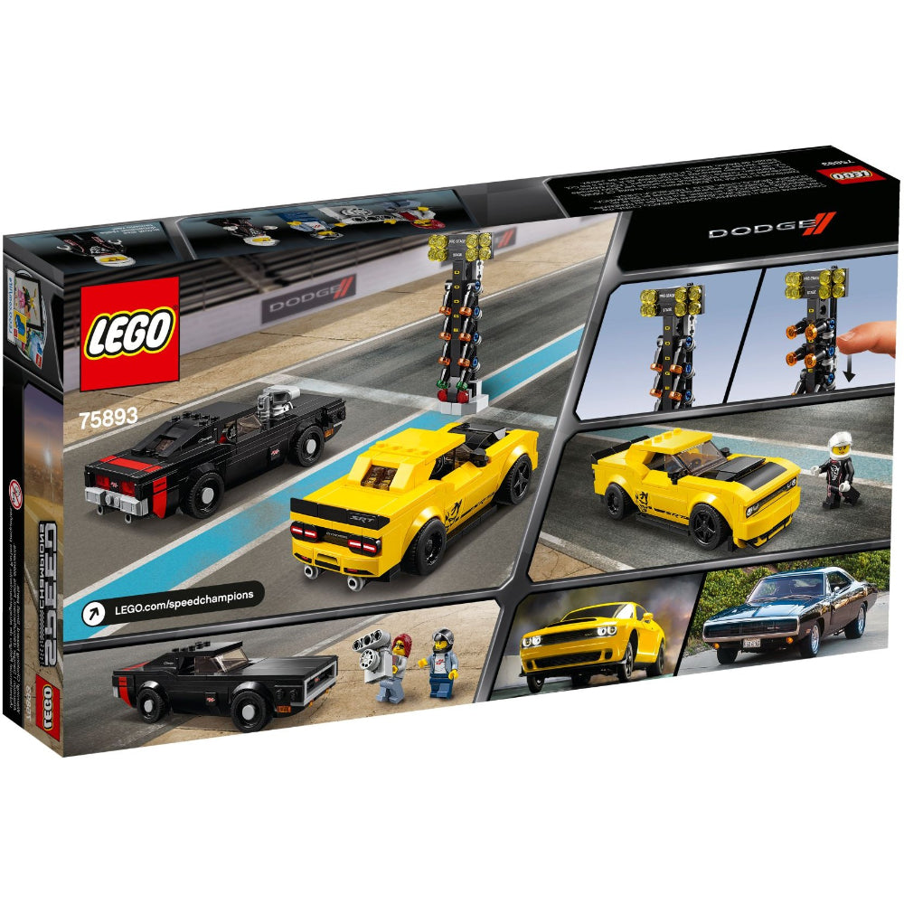 2018 Dodge Challenger SRT Demon and 1970 Dodge Charger R/T 75893  | Speed Champions | LEGO