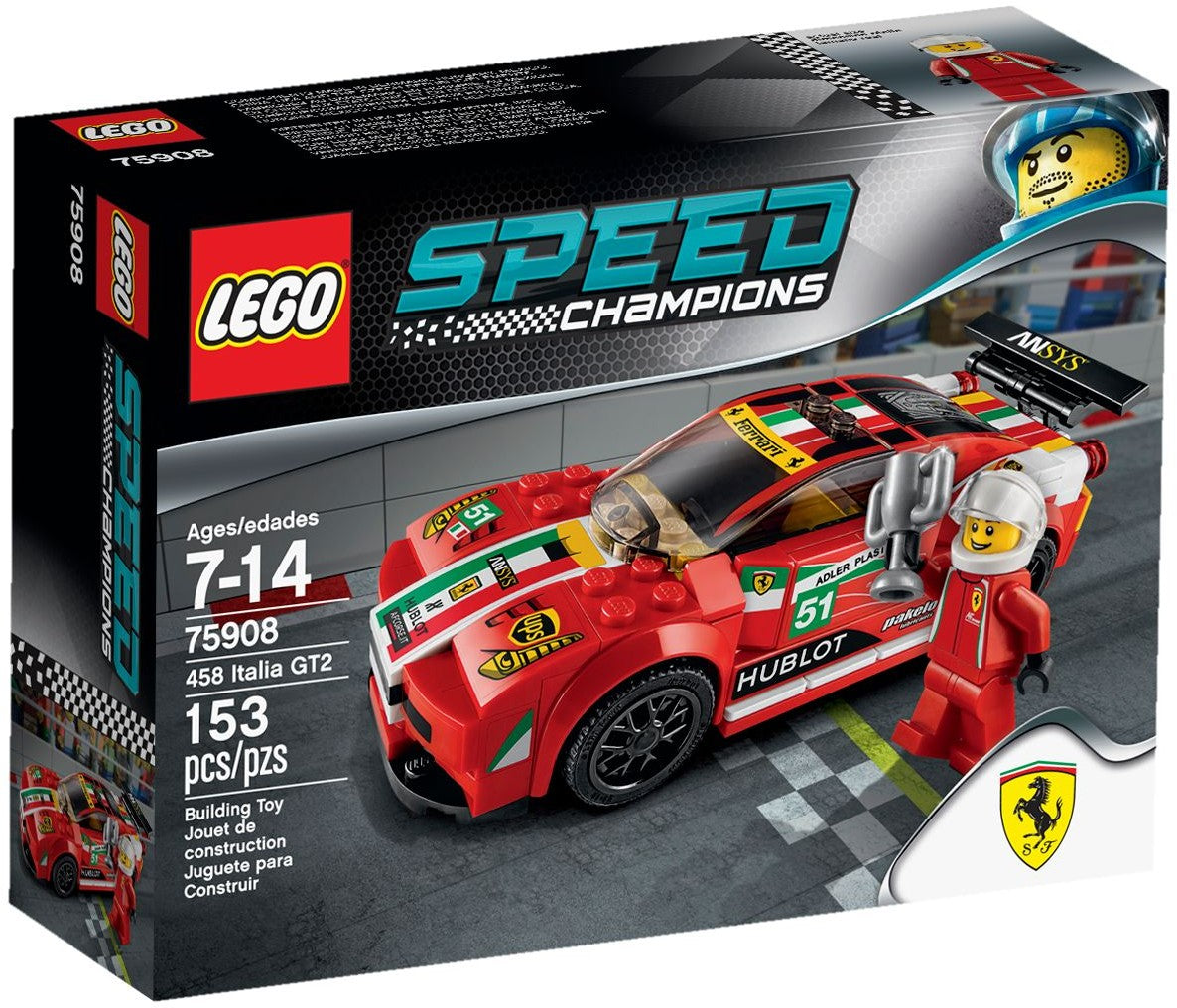 458 Italia GT2 75908 | Speed Champions | LEGO (image 2)