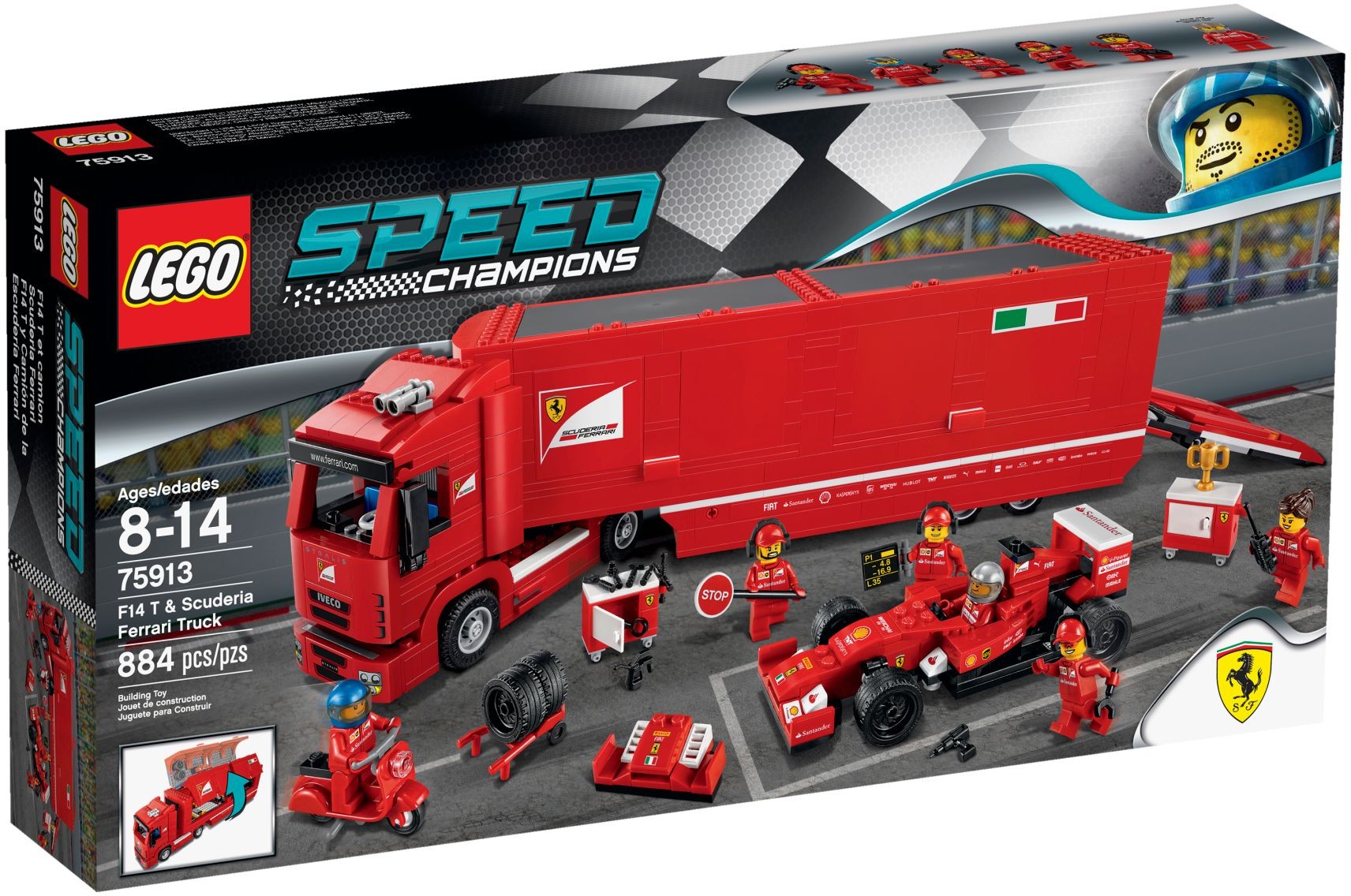 F14 T & Scuderia Ferrari Truck 75913 | Speed Champions | LEGO – image 2