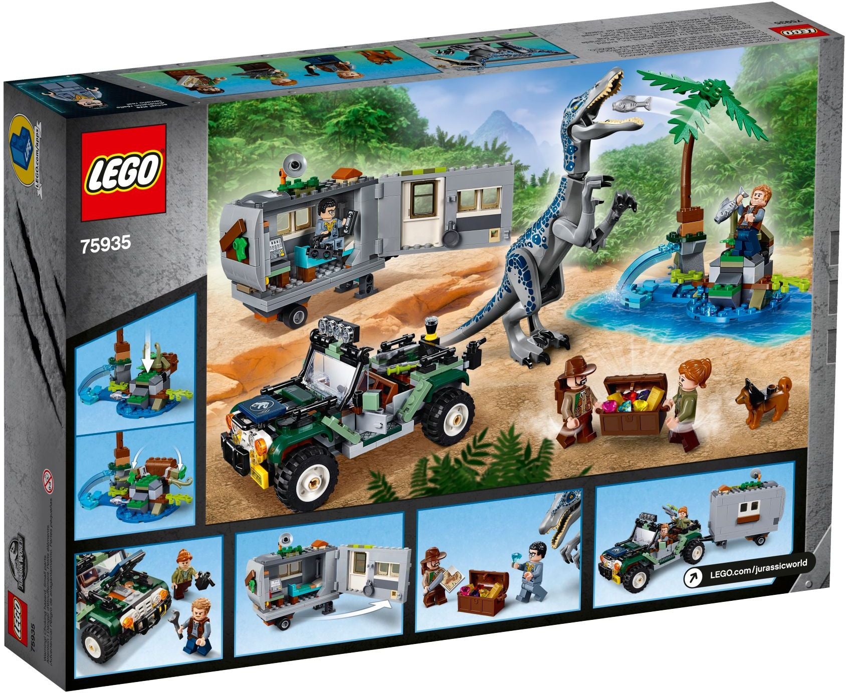Baryonyx Face-Off: The Treasure Hunt 75935 | Jurassic World | LEGO – image 3