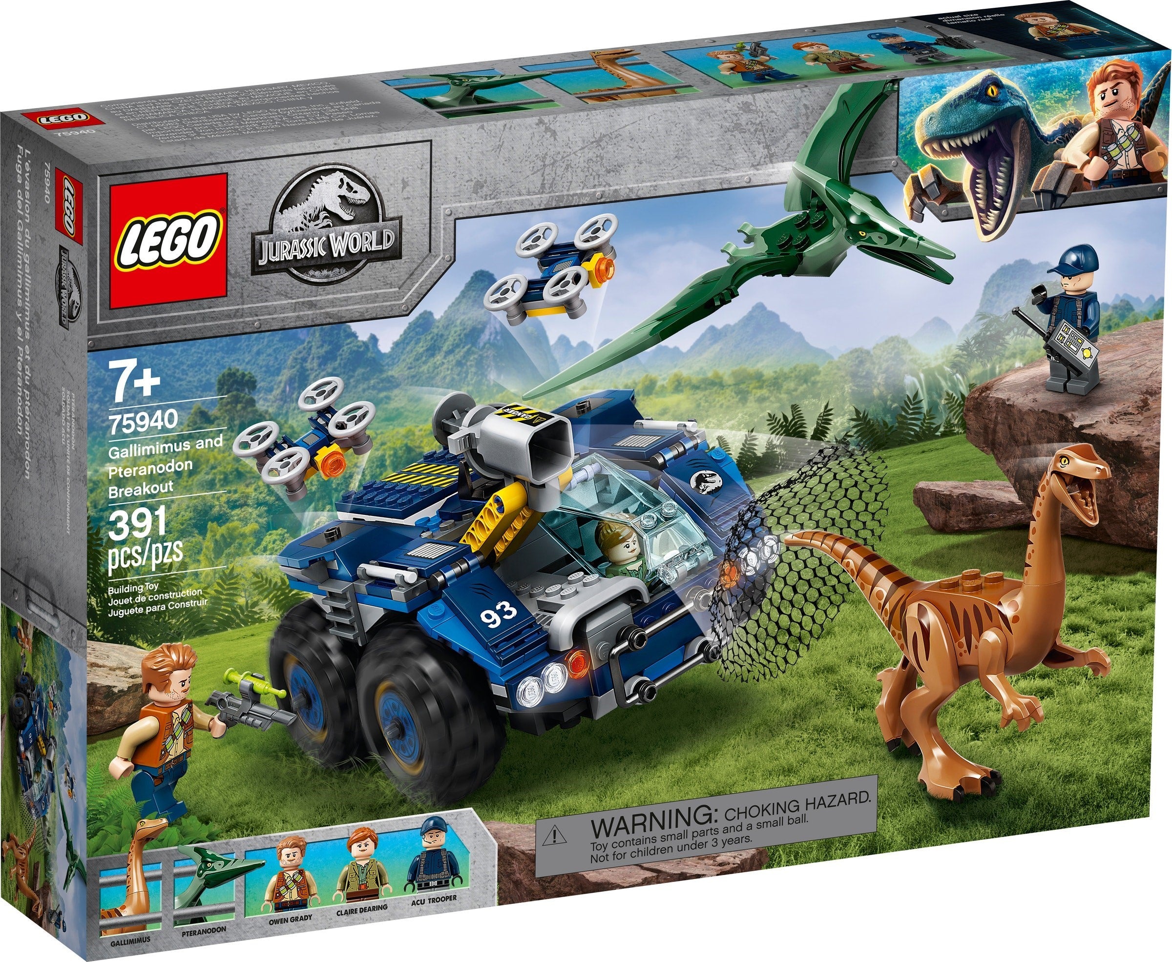 Gallimimus and Pteranodon Breakout 75940 | Jurassic World | LEGO – image 2