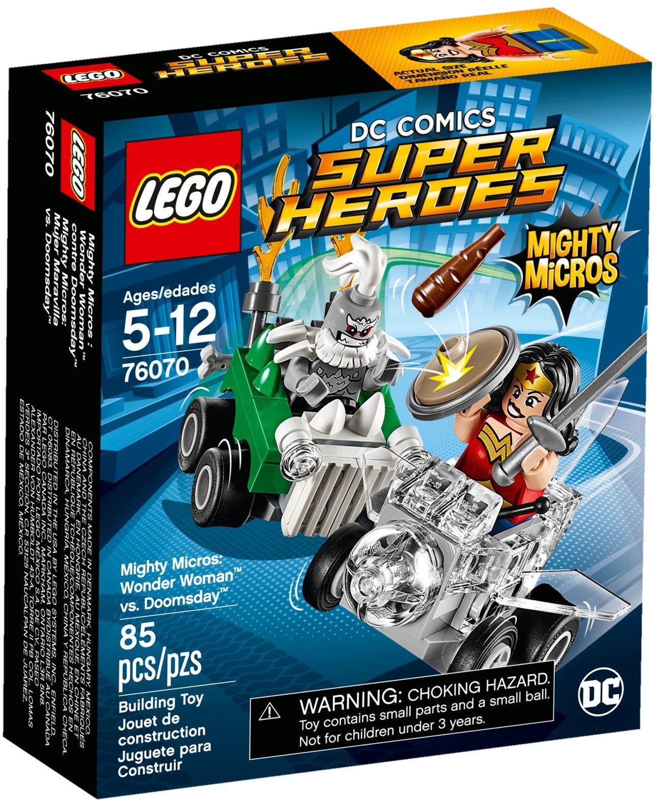 Mighty Micros: Wonder Woman vs. Doomsday 76070 | DC Comics Super Heroes | LEGO – image 2