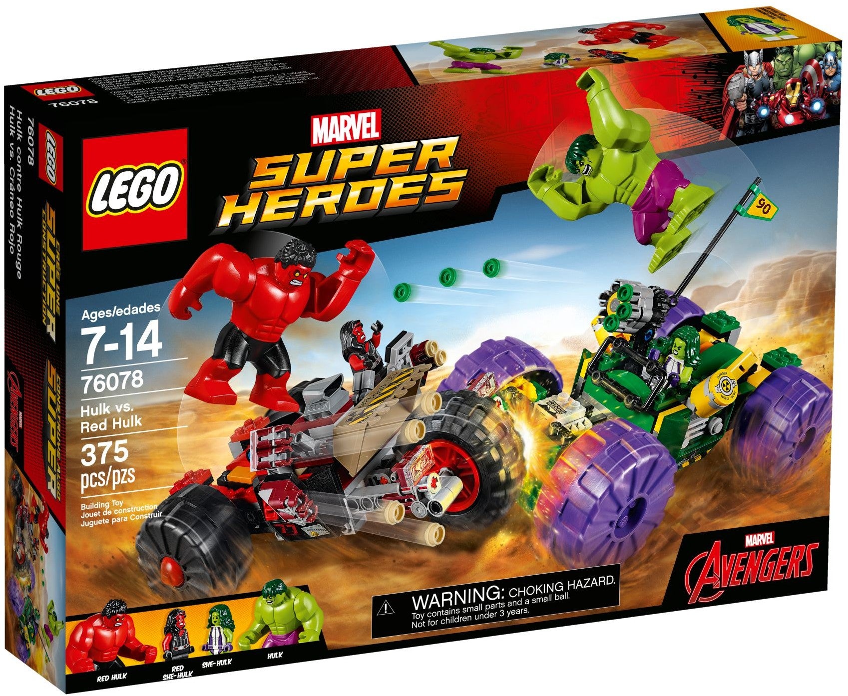 Hulk vs. Red Hulk 76078 | Marvel Super Heroes | LEGO (image 2)
