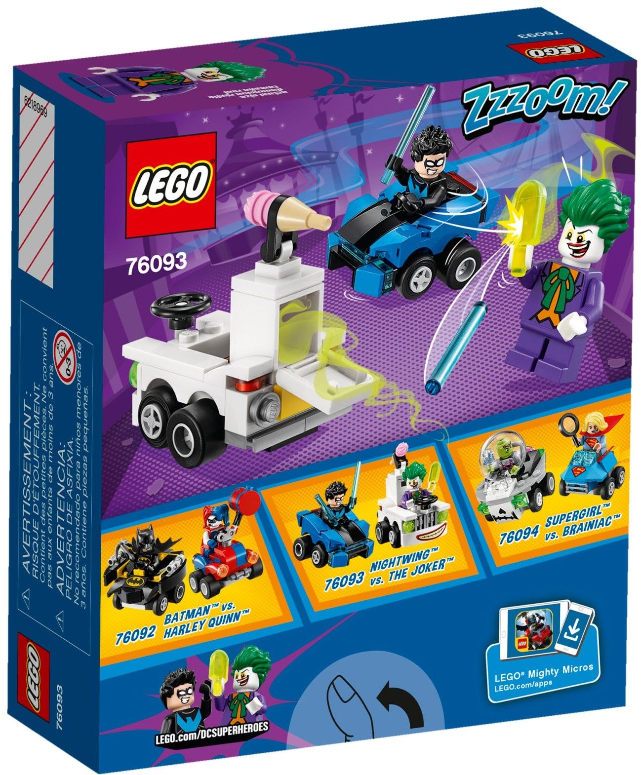 Mighty Micros: Nightwing vs. The Joker 76093 | DC Comics Super Heroes | LEGO – image 3