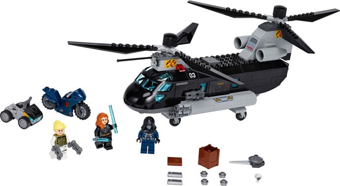 Black Widow's Helicopter Chase 76162 | Marvel Super Heroes | LEGO