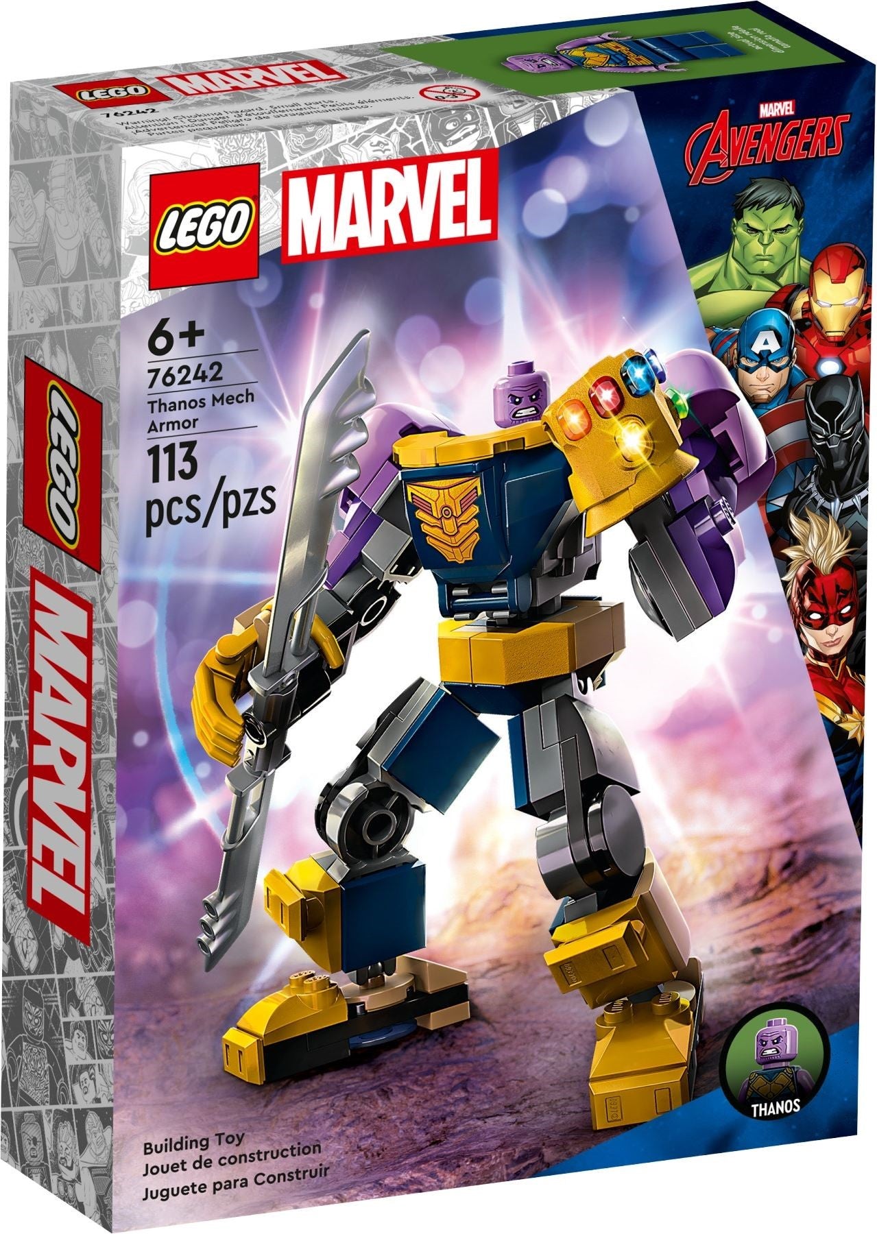 Thanos Mech Armor 76242 | Marvel Super Heroes | LEGO – image 2