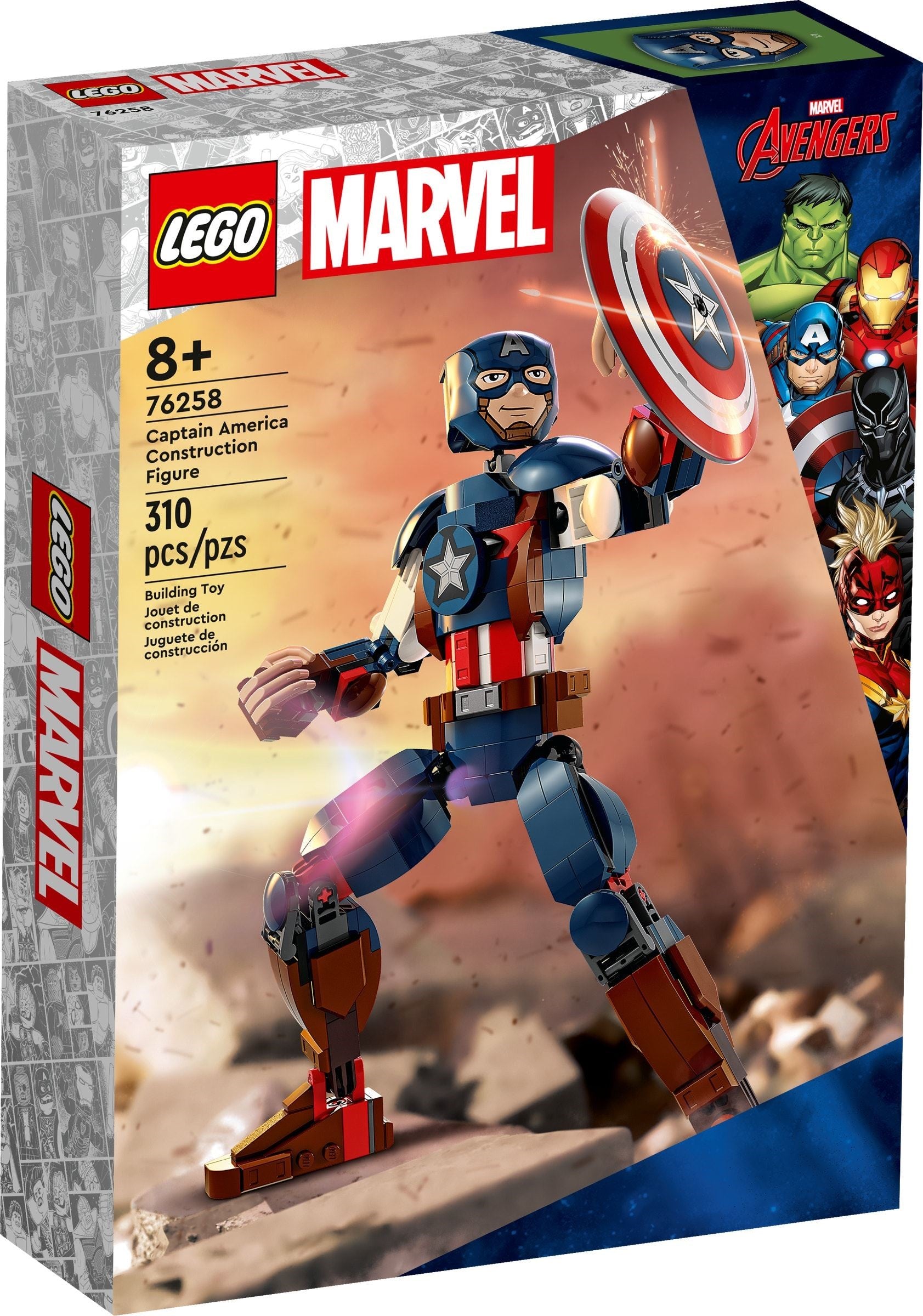 Captain America Construction Figure 76258 | Marvel Super Heroes | LEGO
