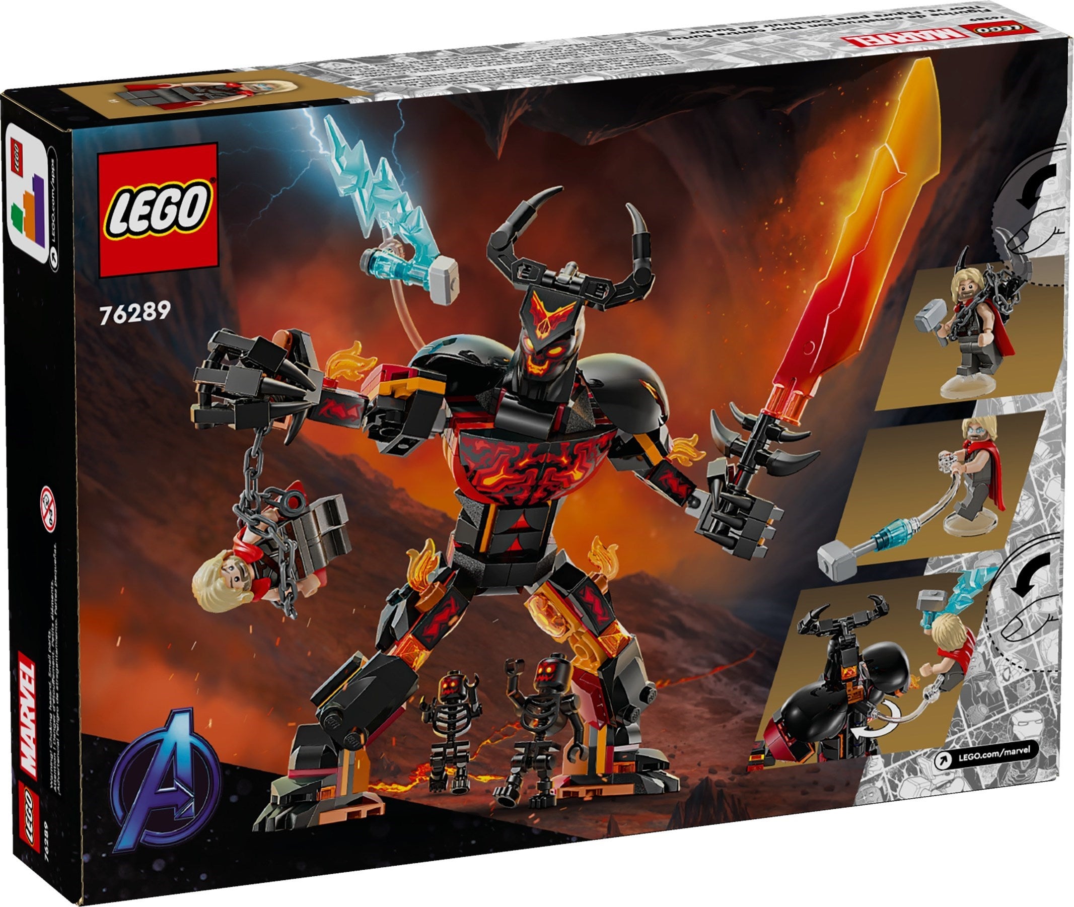 Thor vs. Surtur Construction Figure 76289 | Marvel Super Heroes | LEGO – image 3