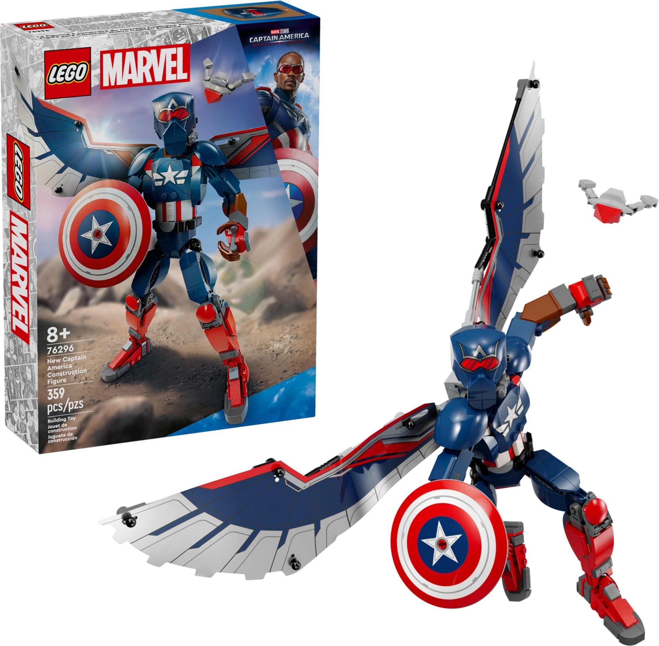 New Captain America Construction Figure 76296 | Marvel Super Heroes | LEGO – image 3