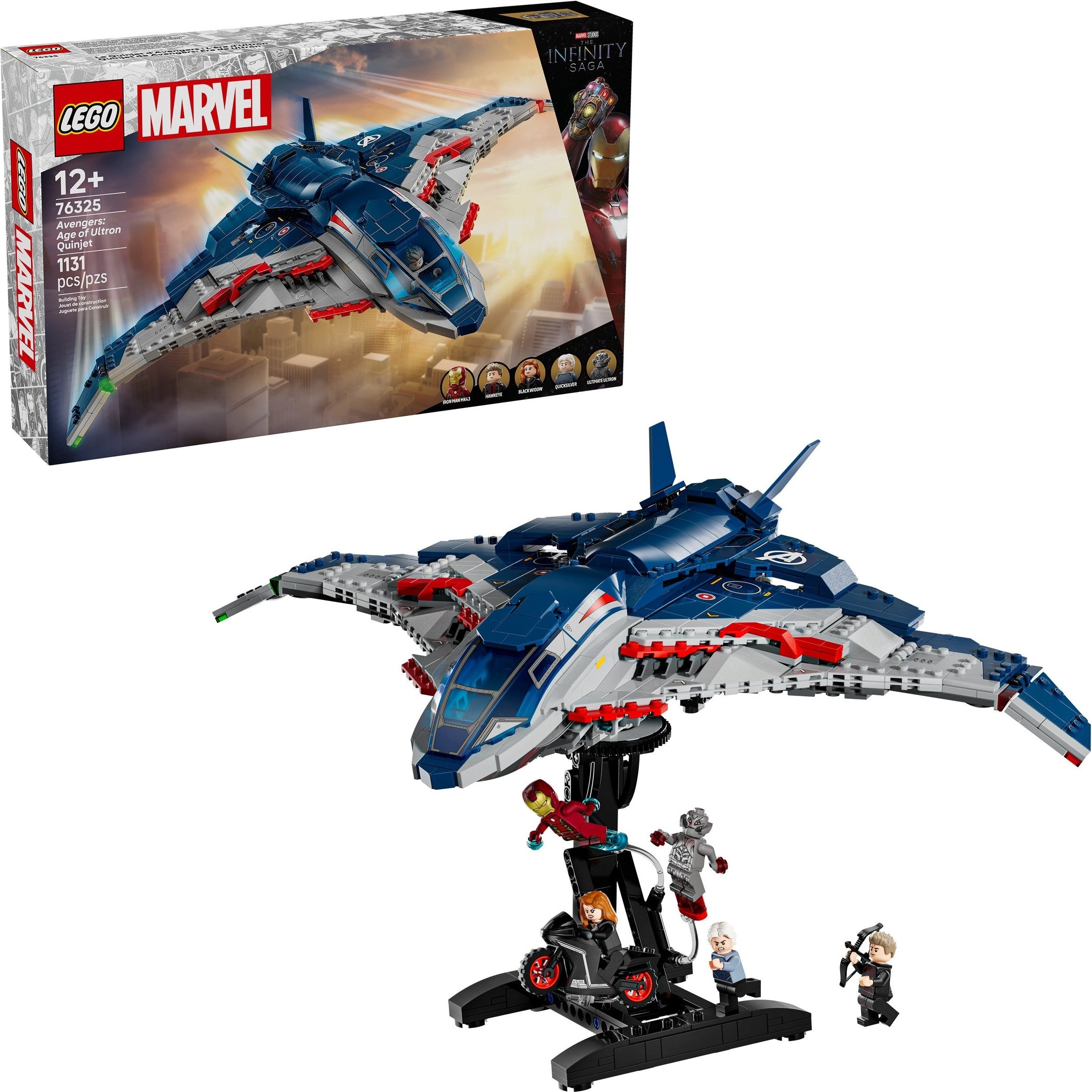 Avengers: Age of Ultron Quinjet 76325 | Marvel Super Heroes | LEGO – image 3