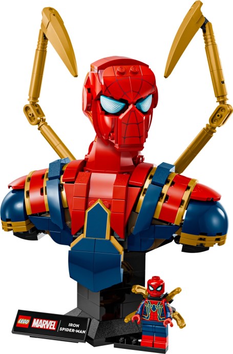 Iron Spider-Man Bust 76326 | Marvel Super Heroes | LEGO