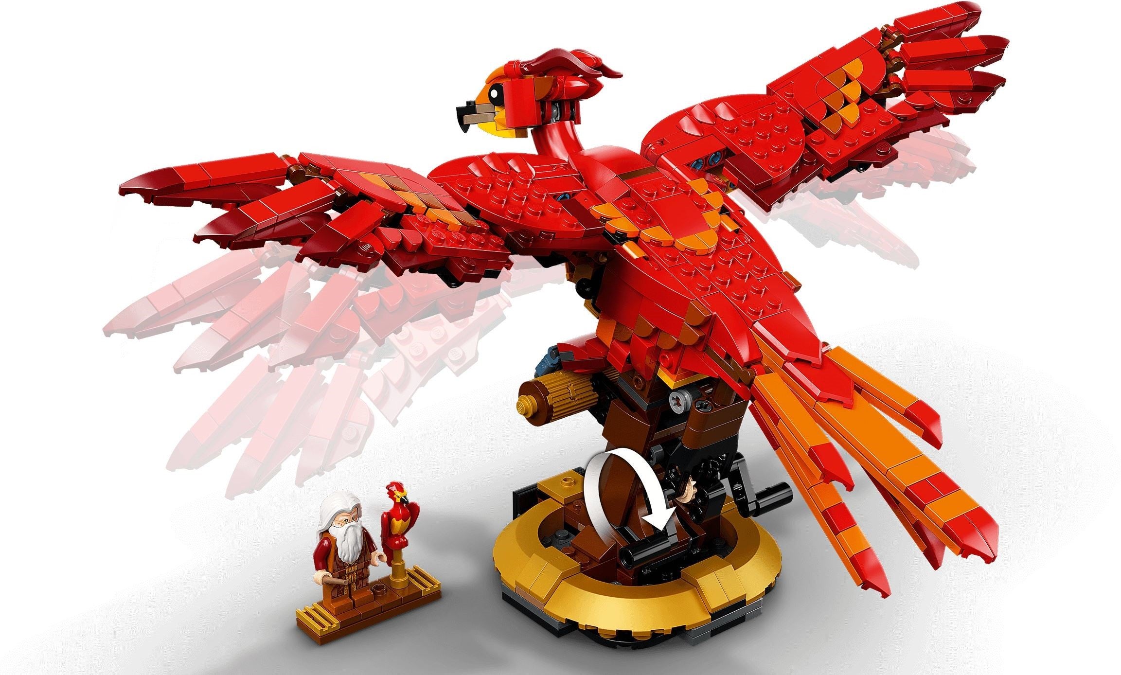 Fawkes, Dumbledore's Phoenix 76394 | Harry Potter | LEGO – image 8