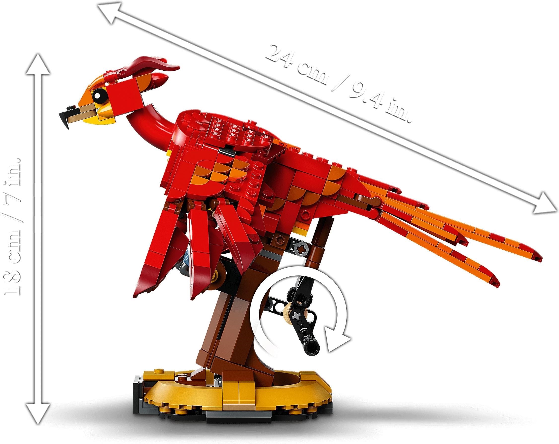 Fawkes, Dumbledore's Phoenix 76394 | Harry Potter | LEGO – image 10