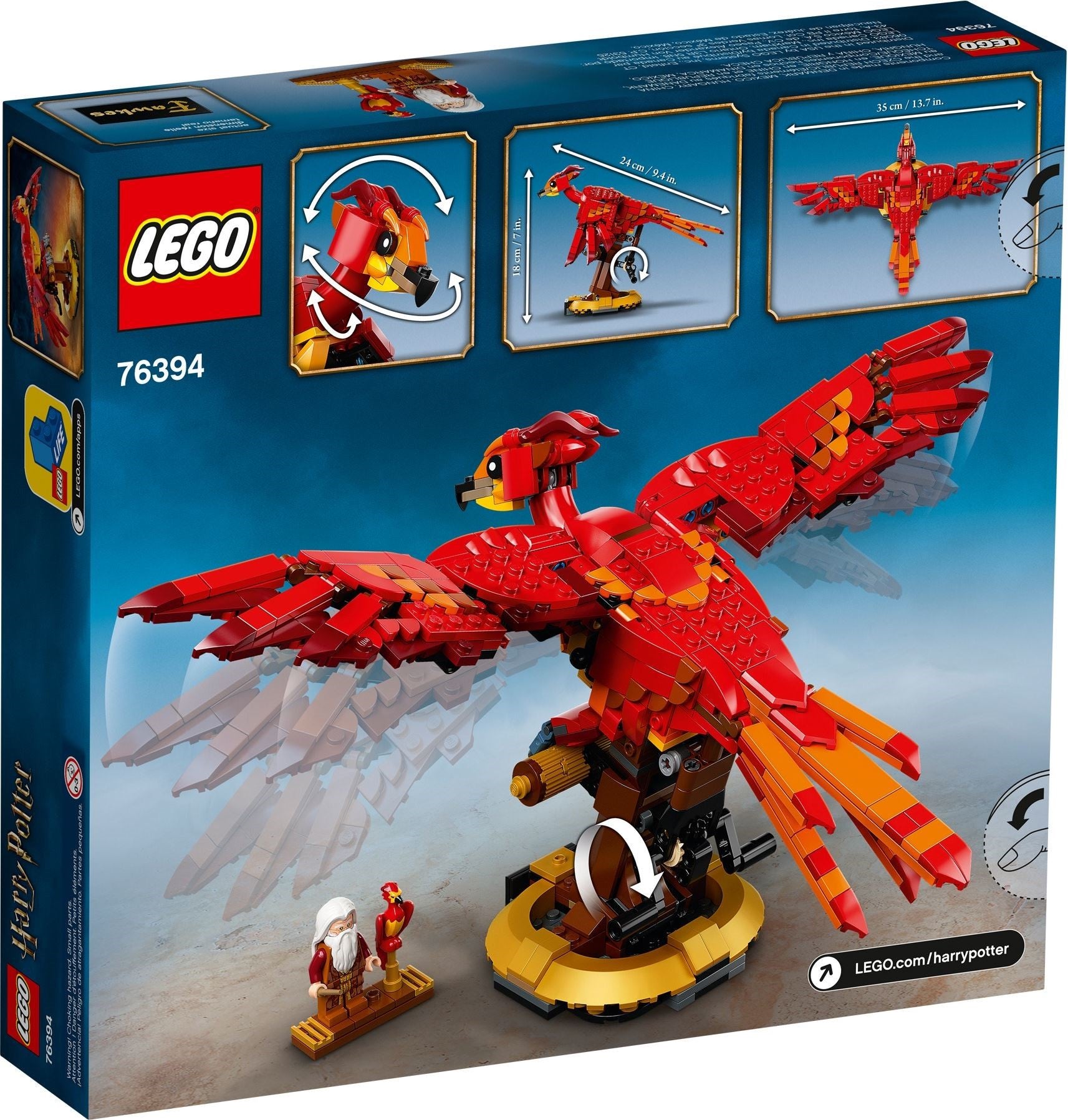 Fawkes, Dumbledore's Phoenix 76394 | Harry Potter | LEGO – image 13