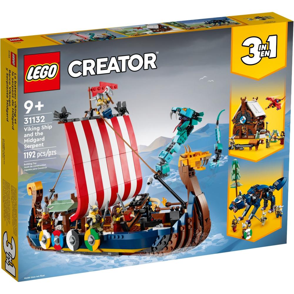 Viking Ship and the Midgard Serpent 31132 | Creator | LEGO