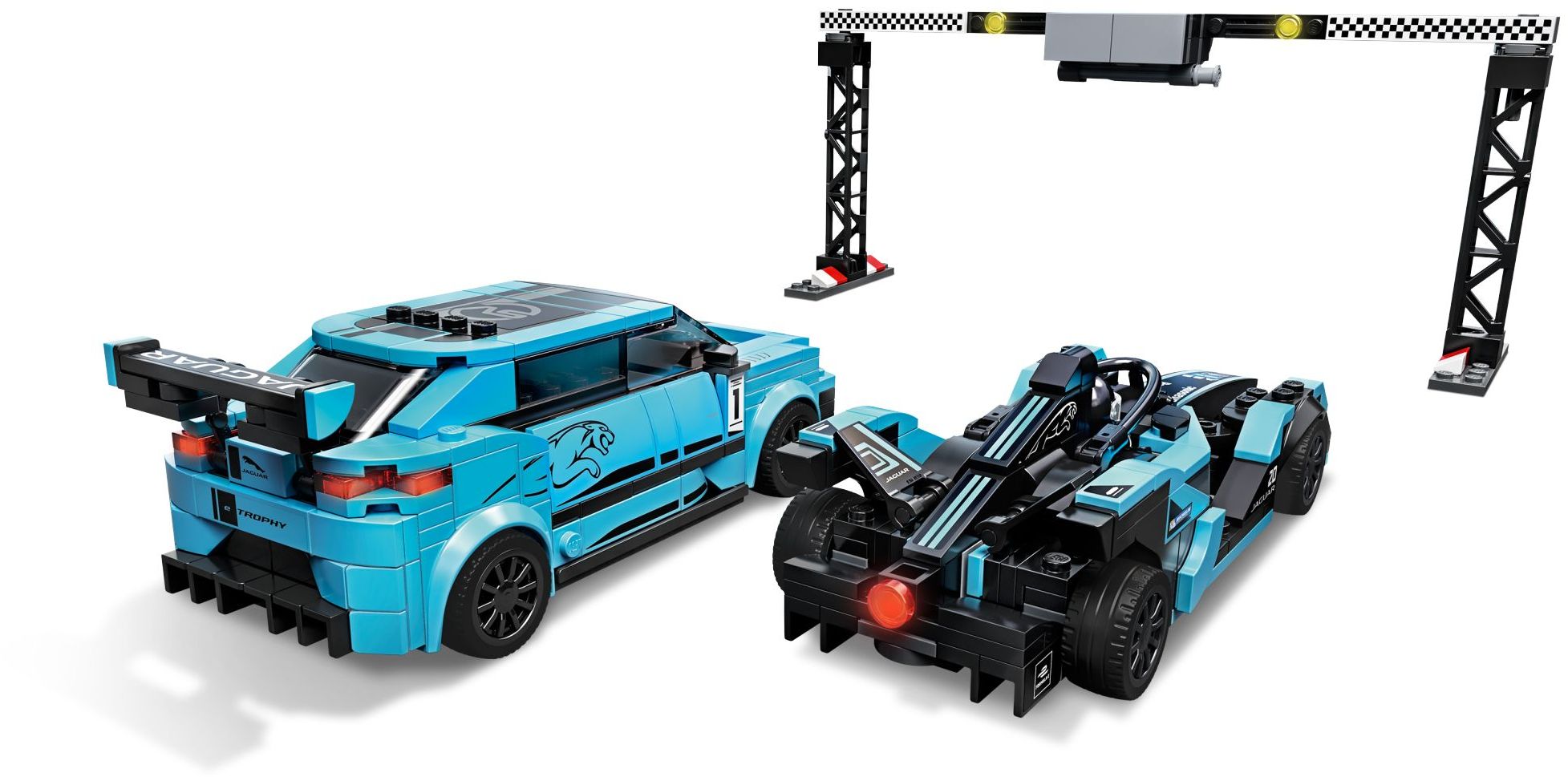 Formula E Panasonic Jaguar Racing GEN2 Car & Jaguar I-PACE eTROPHY 76898 | Speed Champions | LEGO – image 3