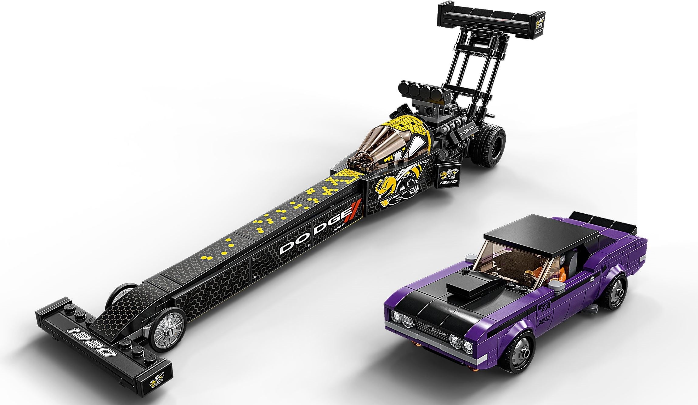 Mopar Dodge//SRT Top Fuel Dragster and 1970 Dodge Challenger T/A 76904 | Speed Champions | LEGO – image 6