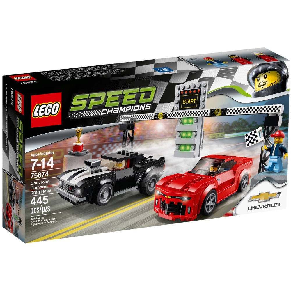 Chevrolet Camaro Drag Race 75874 | Speed Champions | LEGO