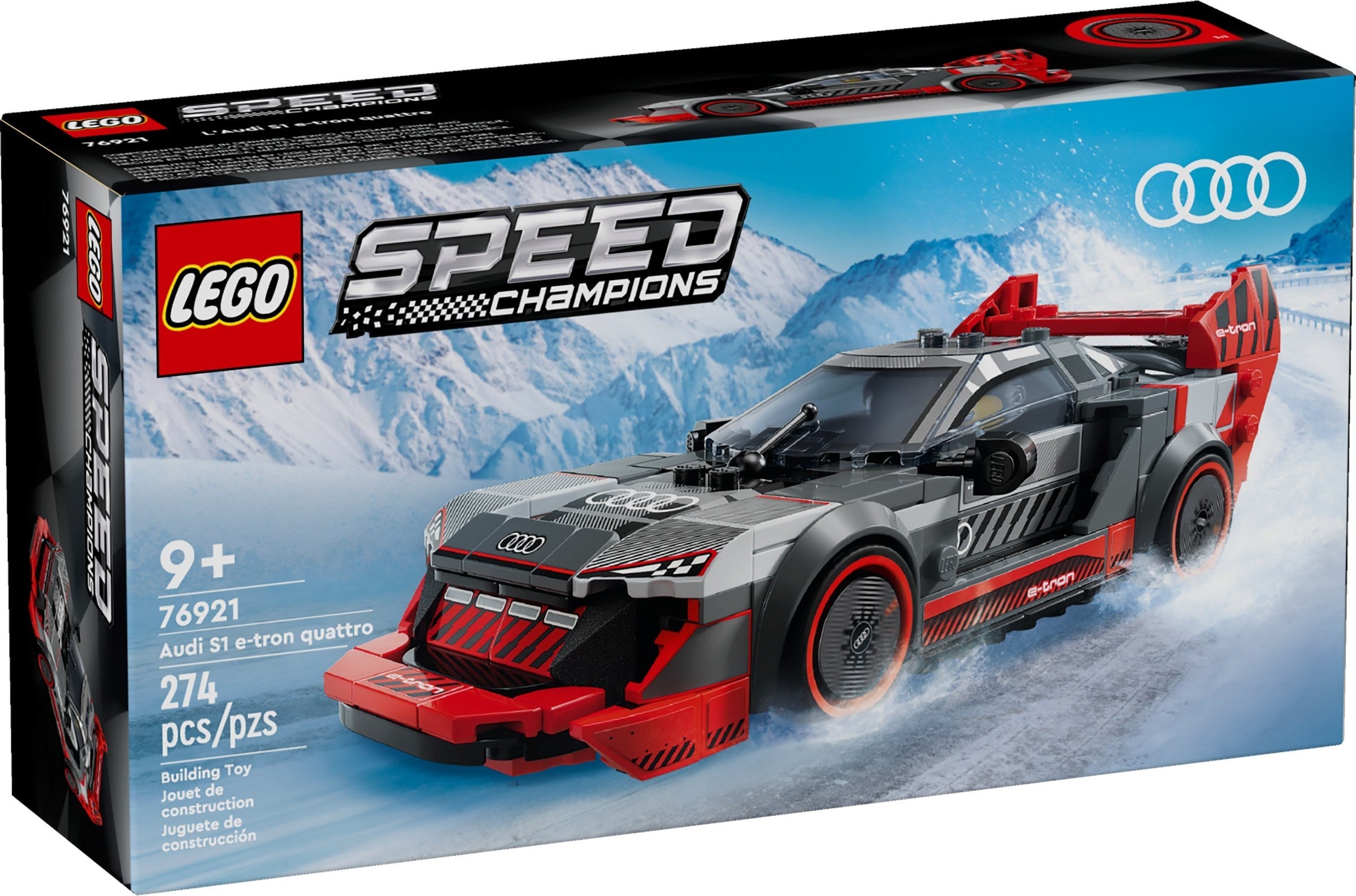 WAKO'S Engine PS & SUPER for Dセット Audi S1 E-Tron Quatto 76921 | Speed Champions New Release | LEGO