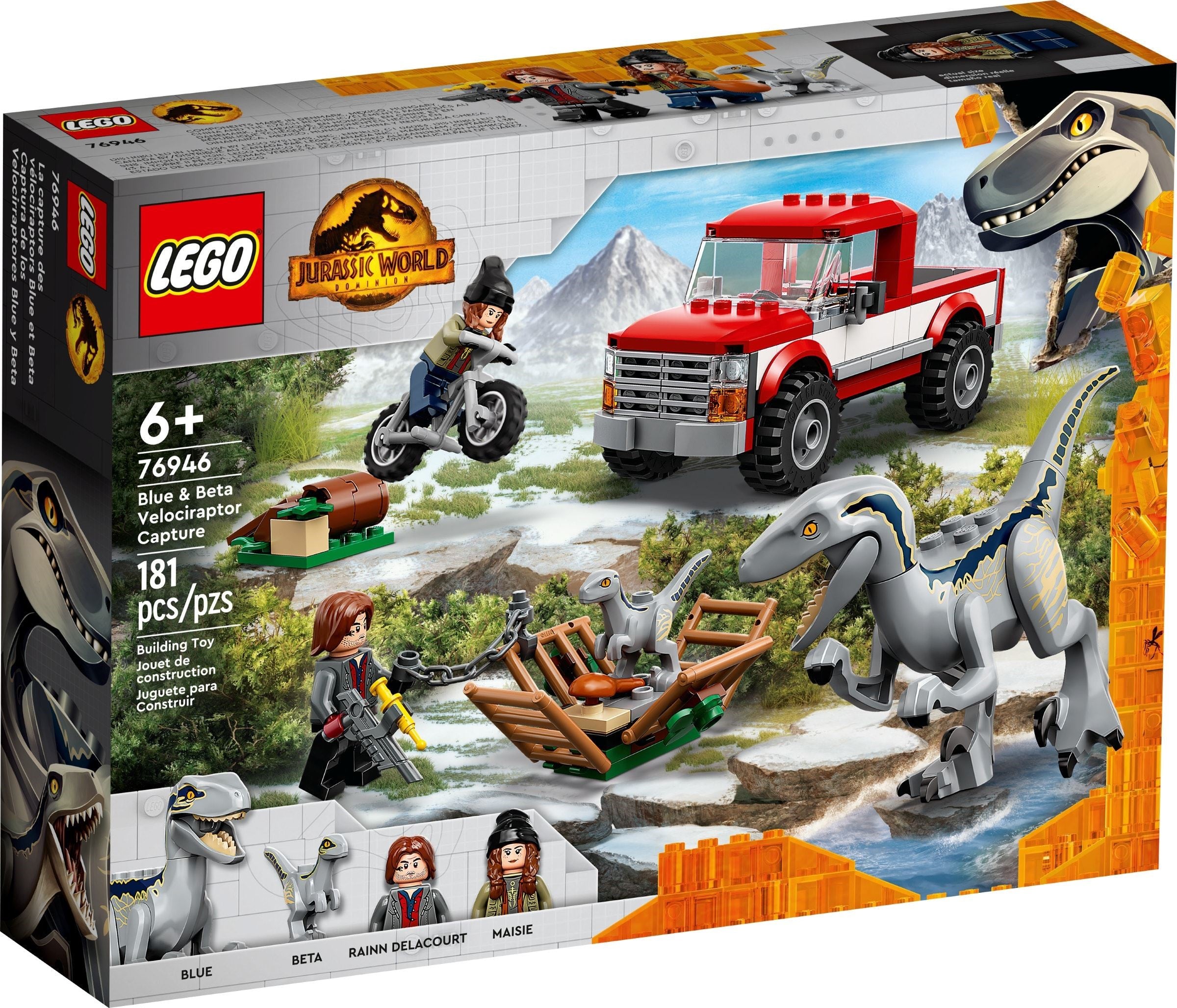 Blue & Beta Velociraptor Capture 76946 | Jurassic World | LEGO – image 2