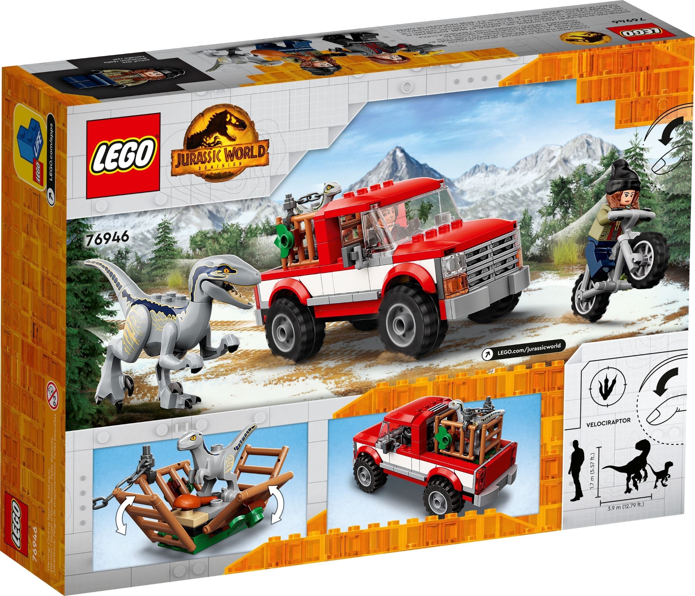 Blue & Beta Velociraptor Capture 76946 | Jurassic World | LEGO – image 8