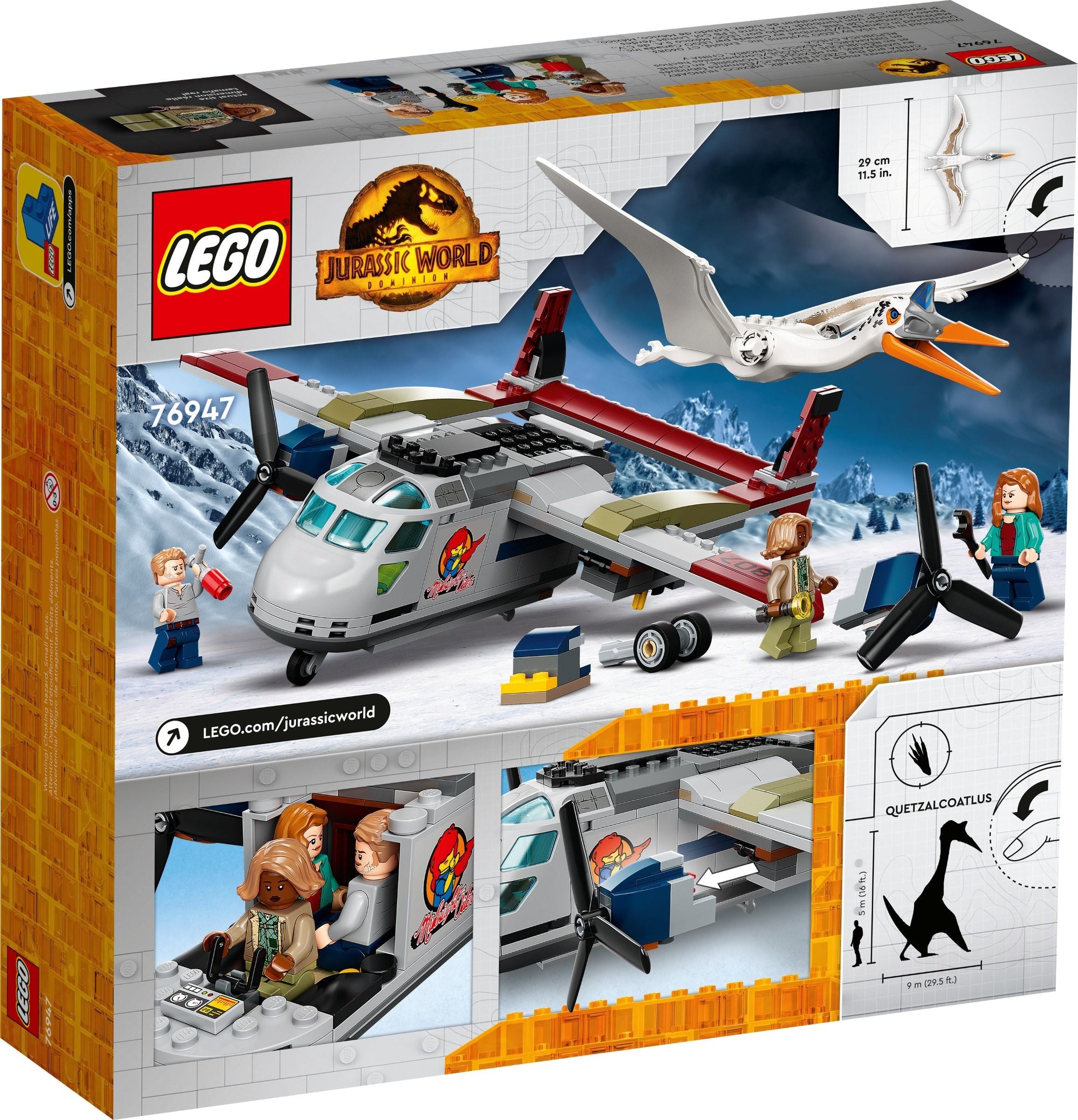 Quetzalcoatlus Plane Ambush 76947 | Jurassic World | LEGO – image 4