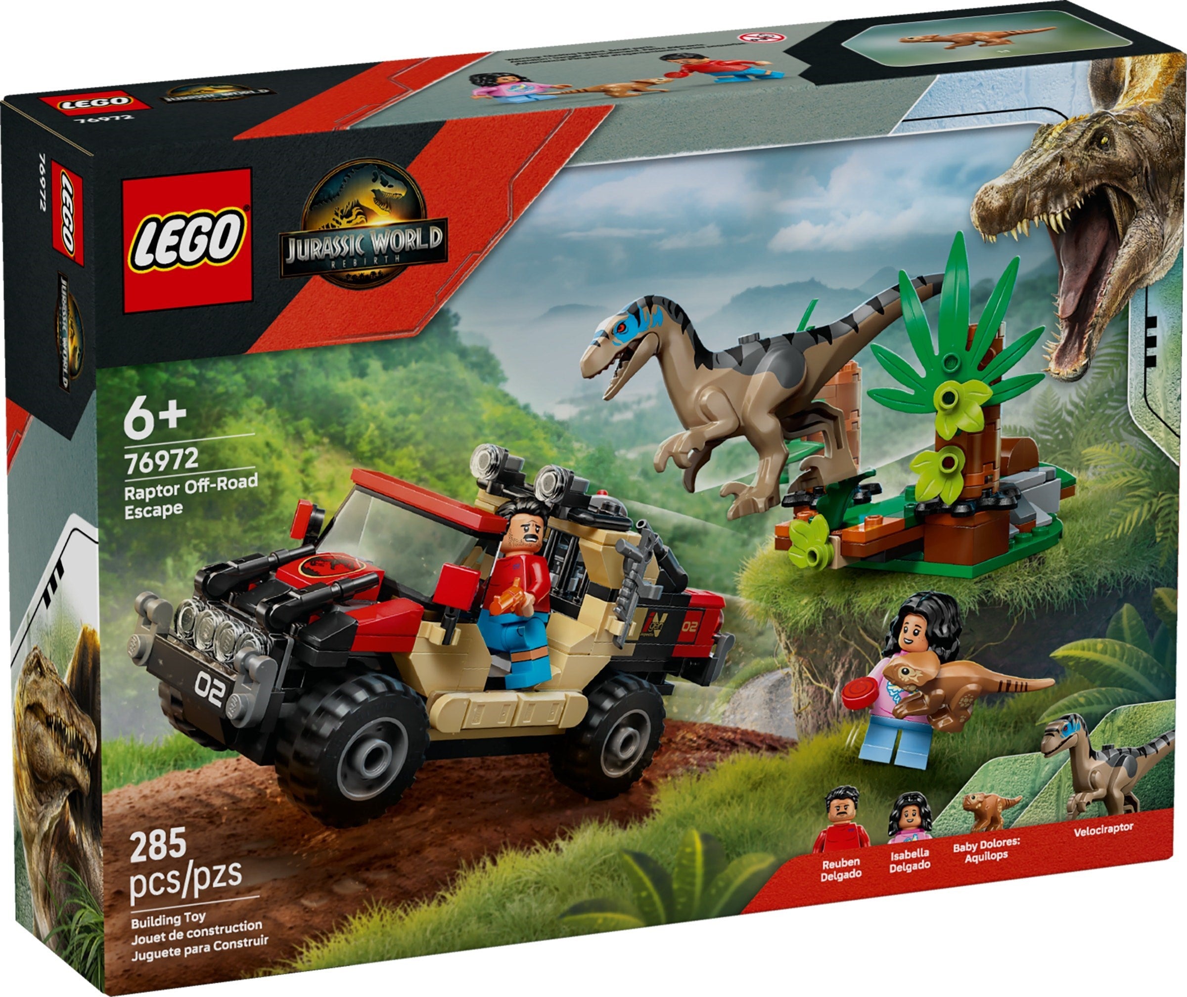 Raptor Off-Road Escape 76972 | Jurassic World | LEGO (image 2)