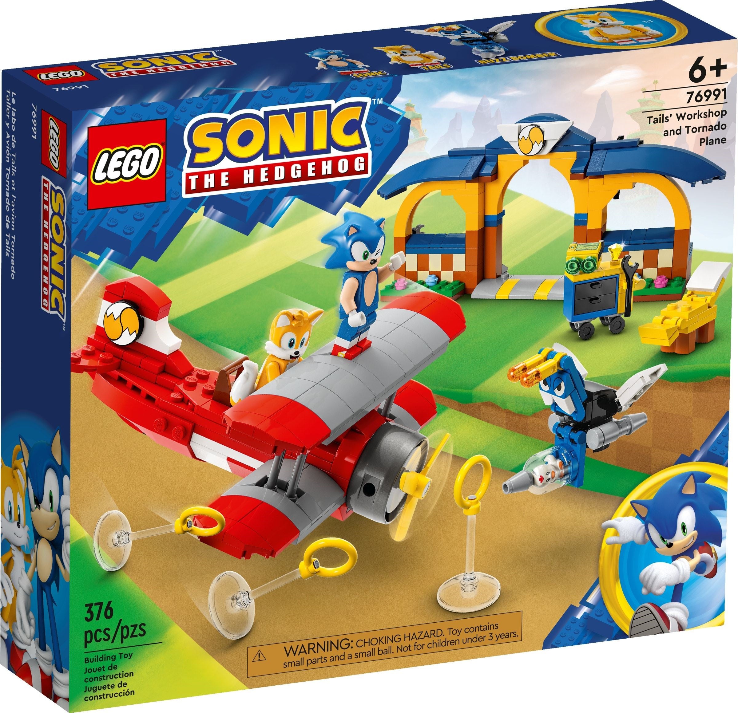 Tails' Workshop and Tornado Plane 76991 | Sonic the Hedgehog | LEGO – image 2