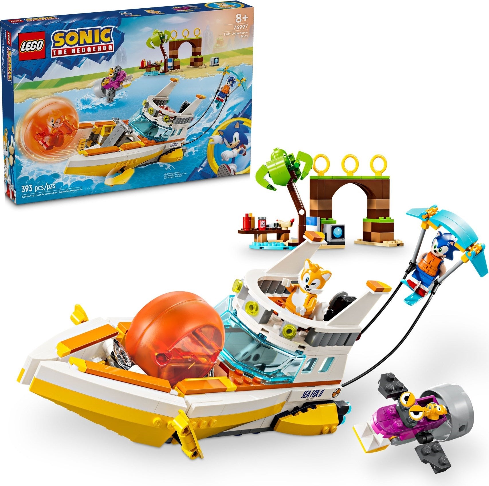 Tails' Adventure Boat 76997 | Sonic the Hedgehog | LEGO – image 3