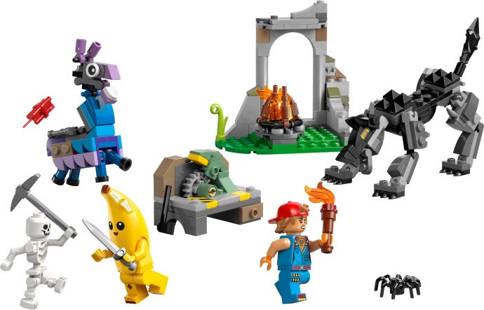 Peely & Sparkplug's Camp 77075 | Fortnite | LEGO