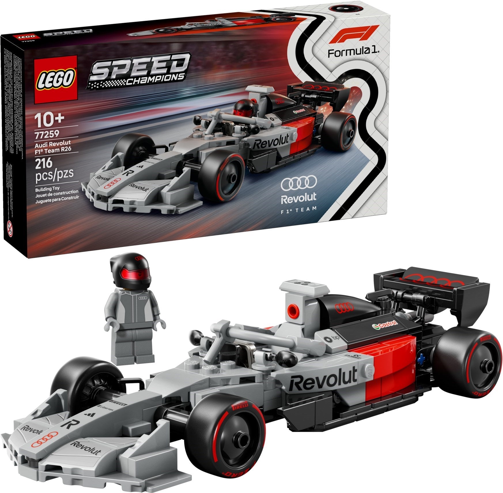 Audi Revolut F1 Team R26 Race Car 77259 | Speed Champions | LEGO – image 3