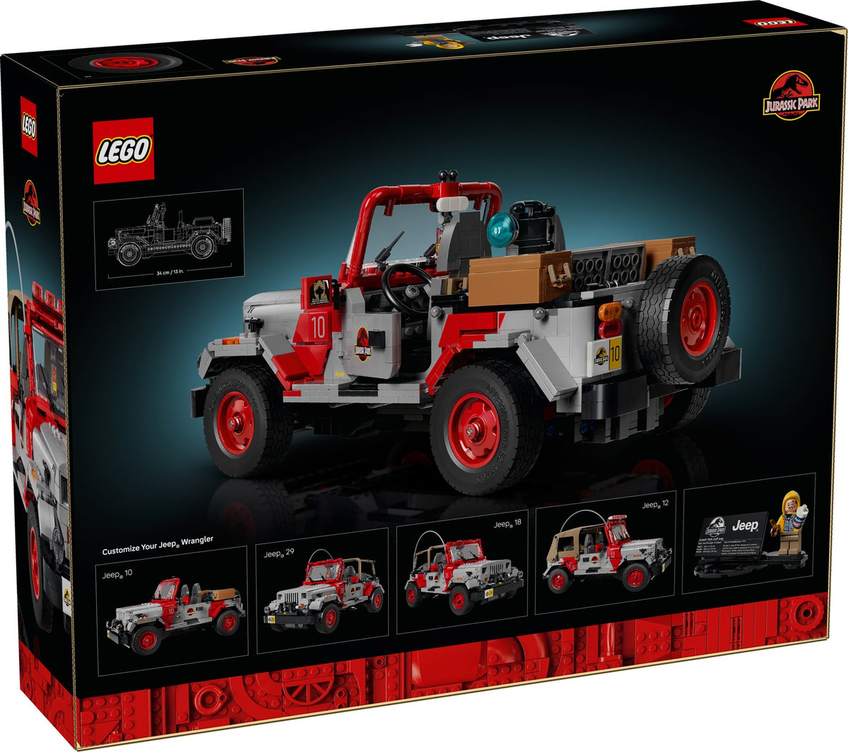 Jurassic Park Jeep Wrangler 77984 | Jurassic World | LEGO (image 2)