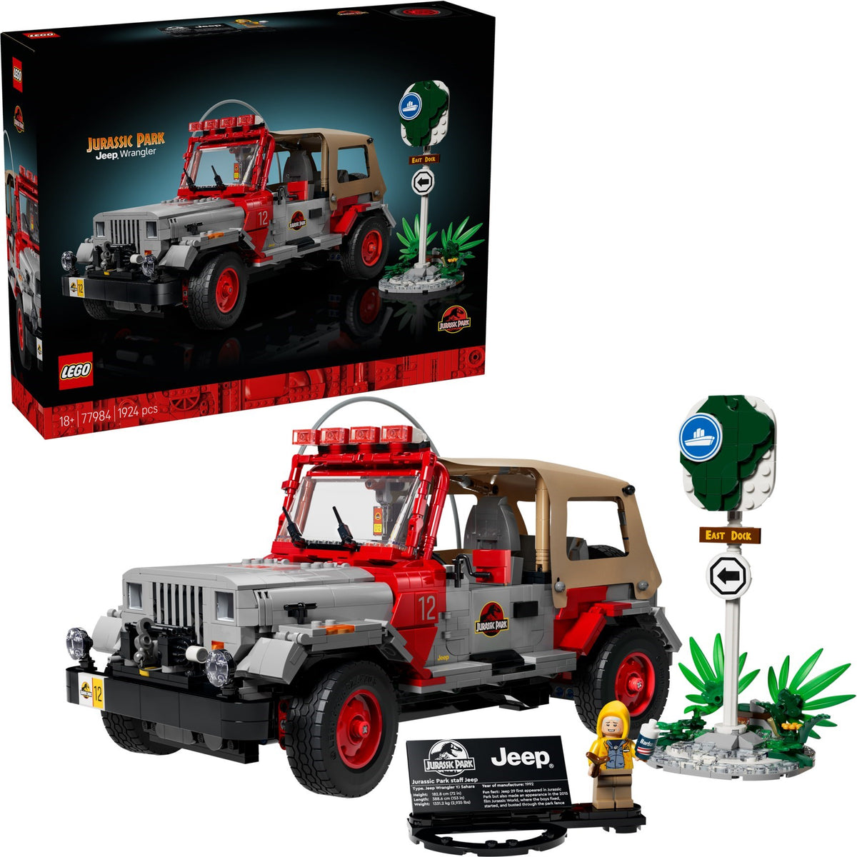 Jurassic Park Jeep Wrangler 77984 | Jurassic World | LEGO (image 3)