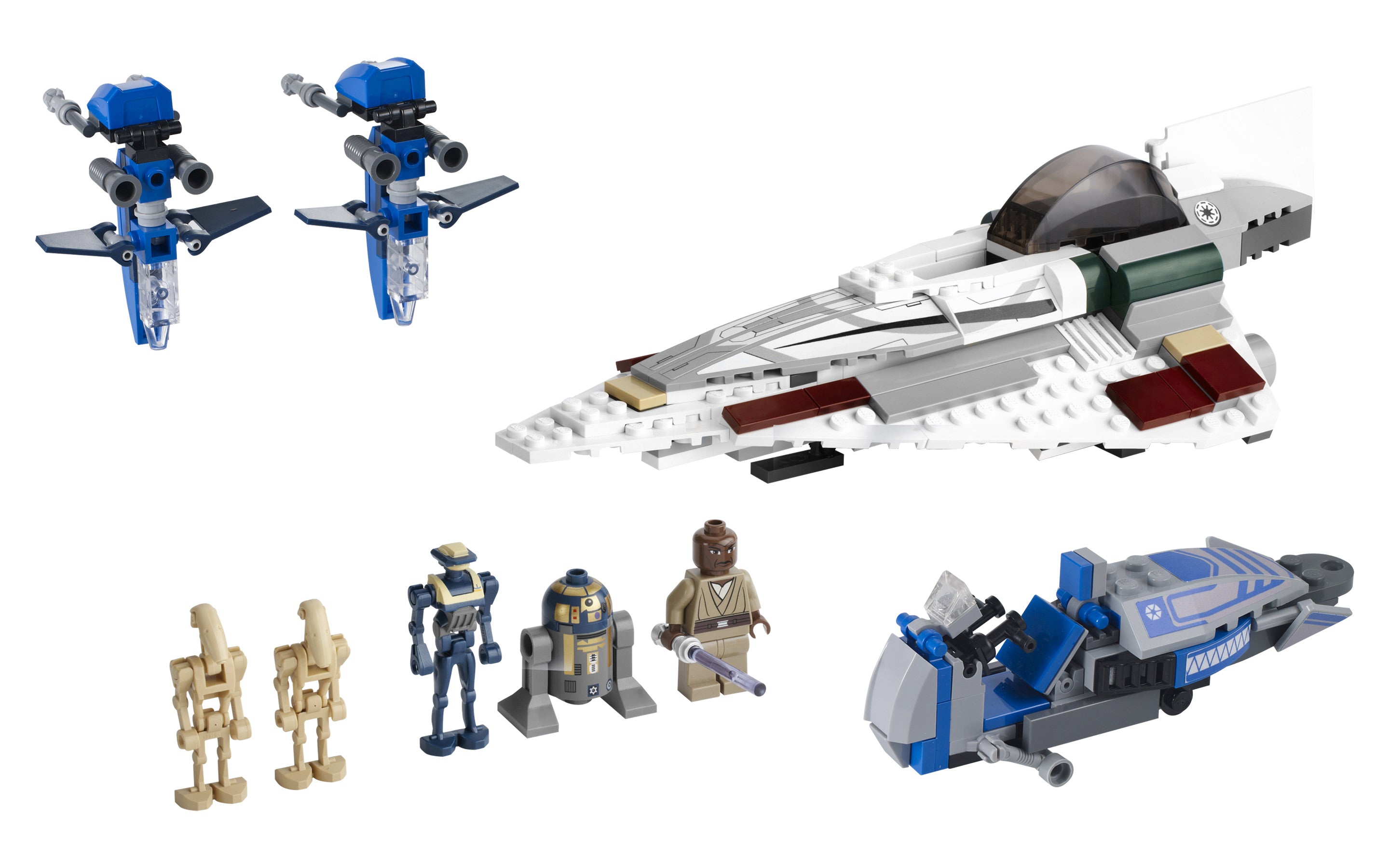 Mace Windu's Jedi Starfighter 7868 | Star Wars | LEGO (image 3)