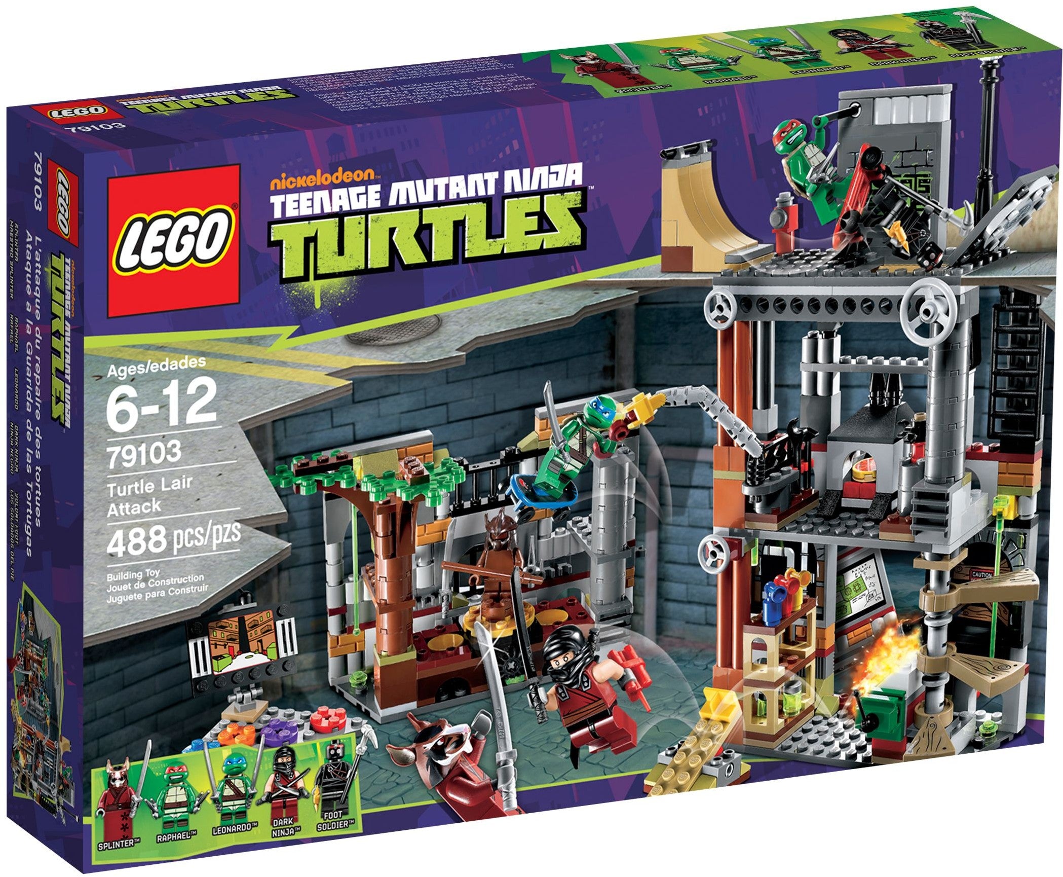 Turtle Lair Attack 79103 | Teenage Mutant Ninja Turtles | LEGO – image 2