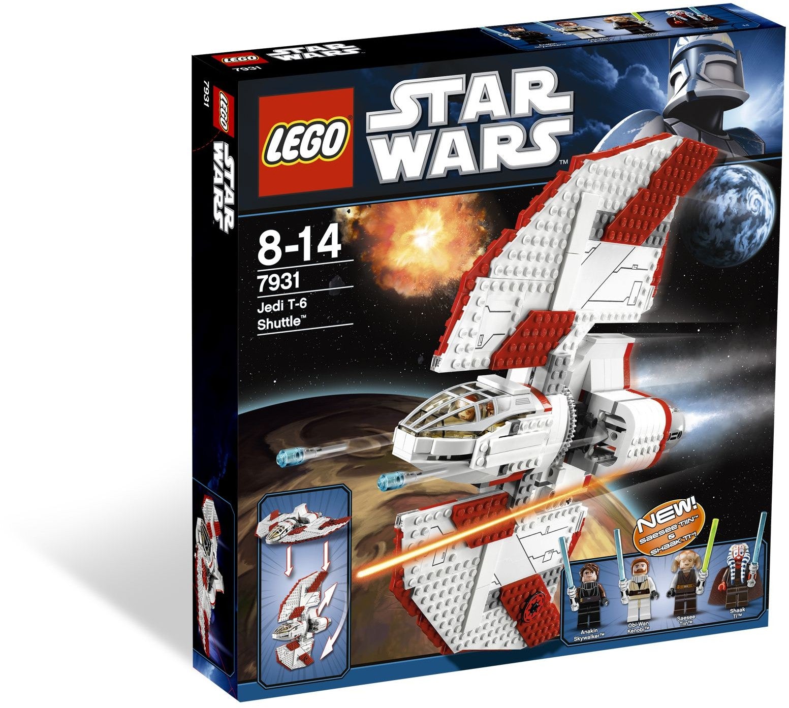 Jedi T-6 Shuttle 7931 | Star Wars | LEGO