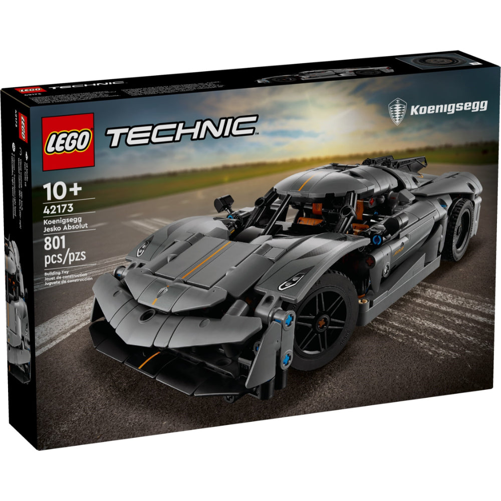 Koenigsegg Jesko Absolut Gray Hypercar 42173 | Technics New Release | LEGO
