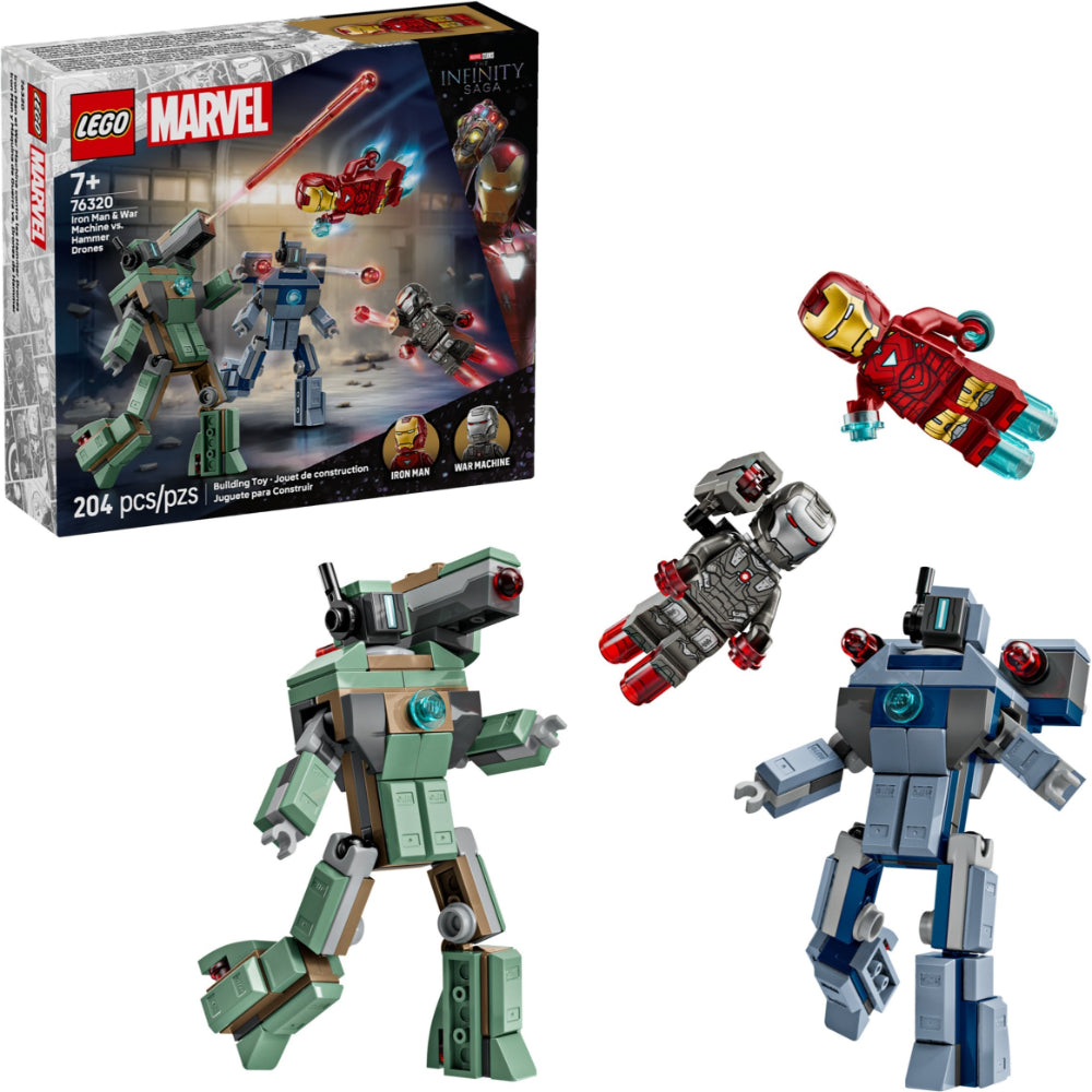Iron Man & War Machine Vs Hammer Drones 76320 | Marvel Super Heroes New Release | LEGO