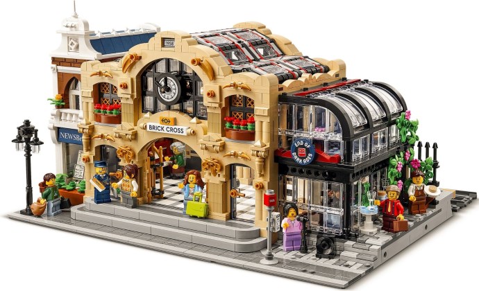 Brick Cross Train Station 910034 | BrickLink | LEGO