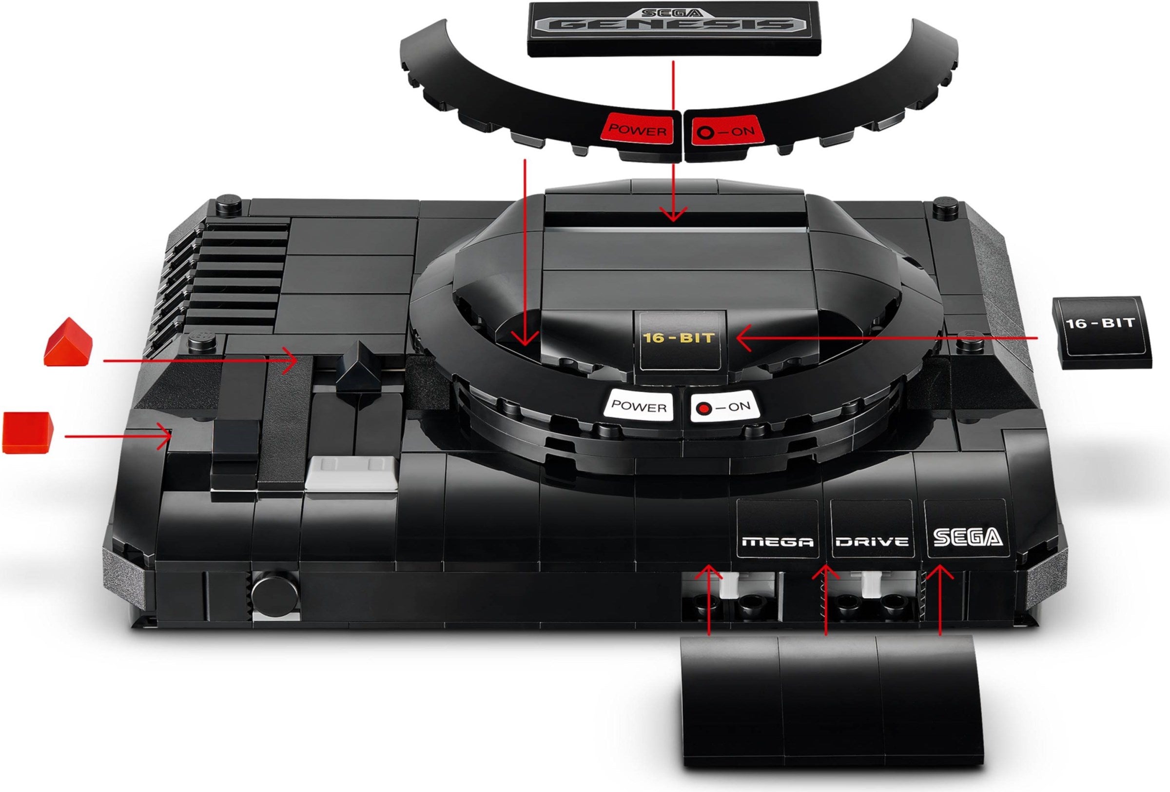 SEGA Genesis Console 40926 | Sonic the Hedgehog | LEGO (image 15)