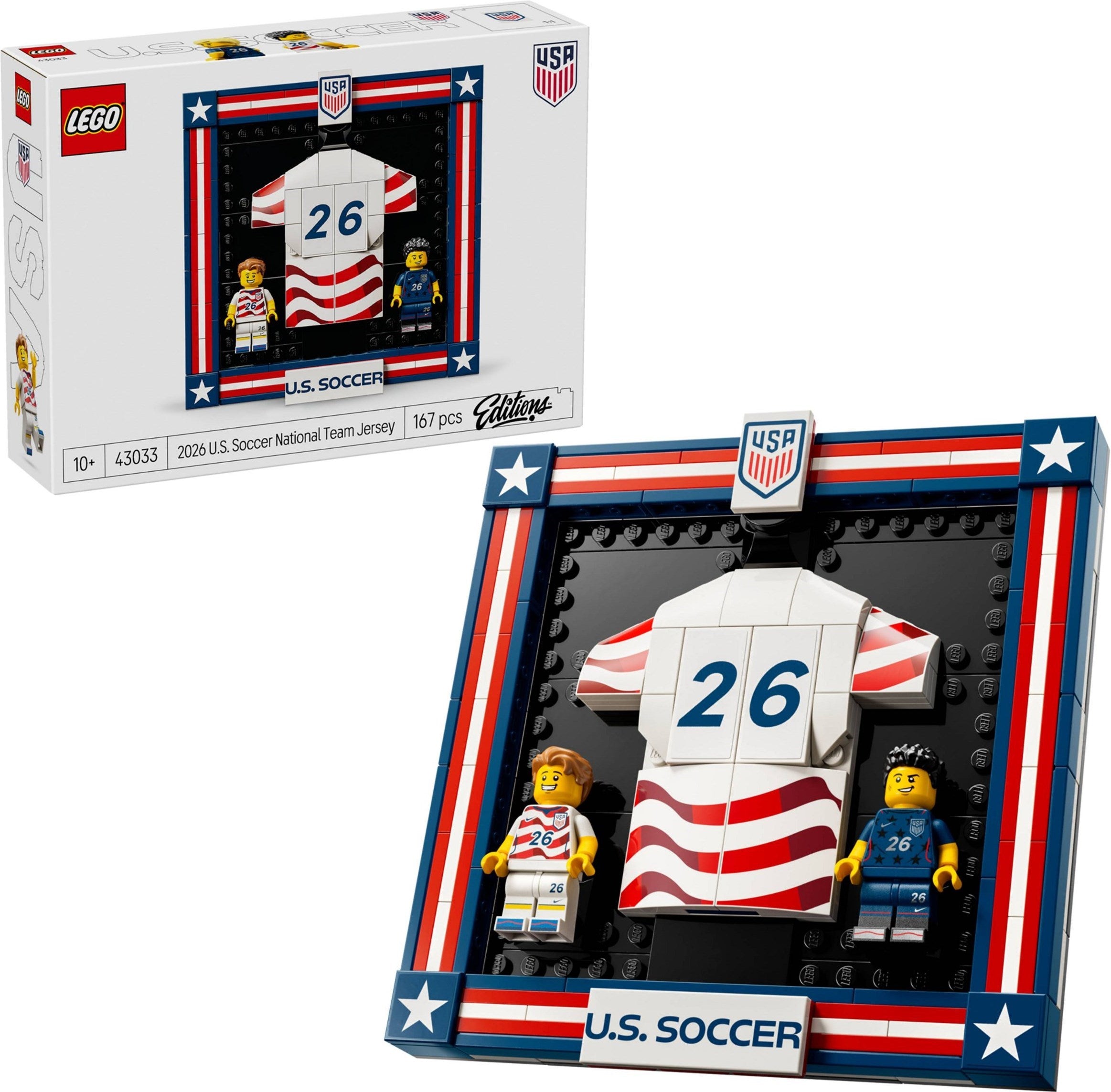 2026 U.S. Soccer National Team Jersey 43033 | Editions | LEGO (image 3)