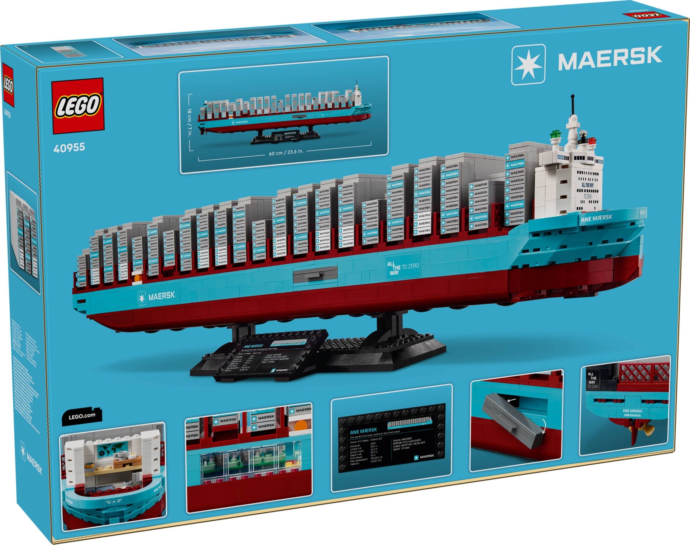 Maersk Dual-Fuel Container Vessel 40955 | Miscellaneous | LEGO – image 3