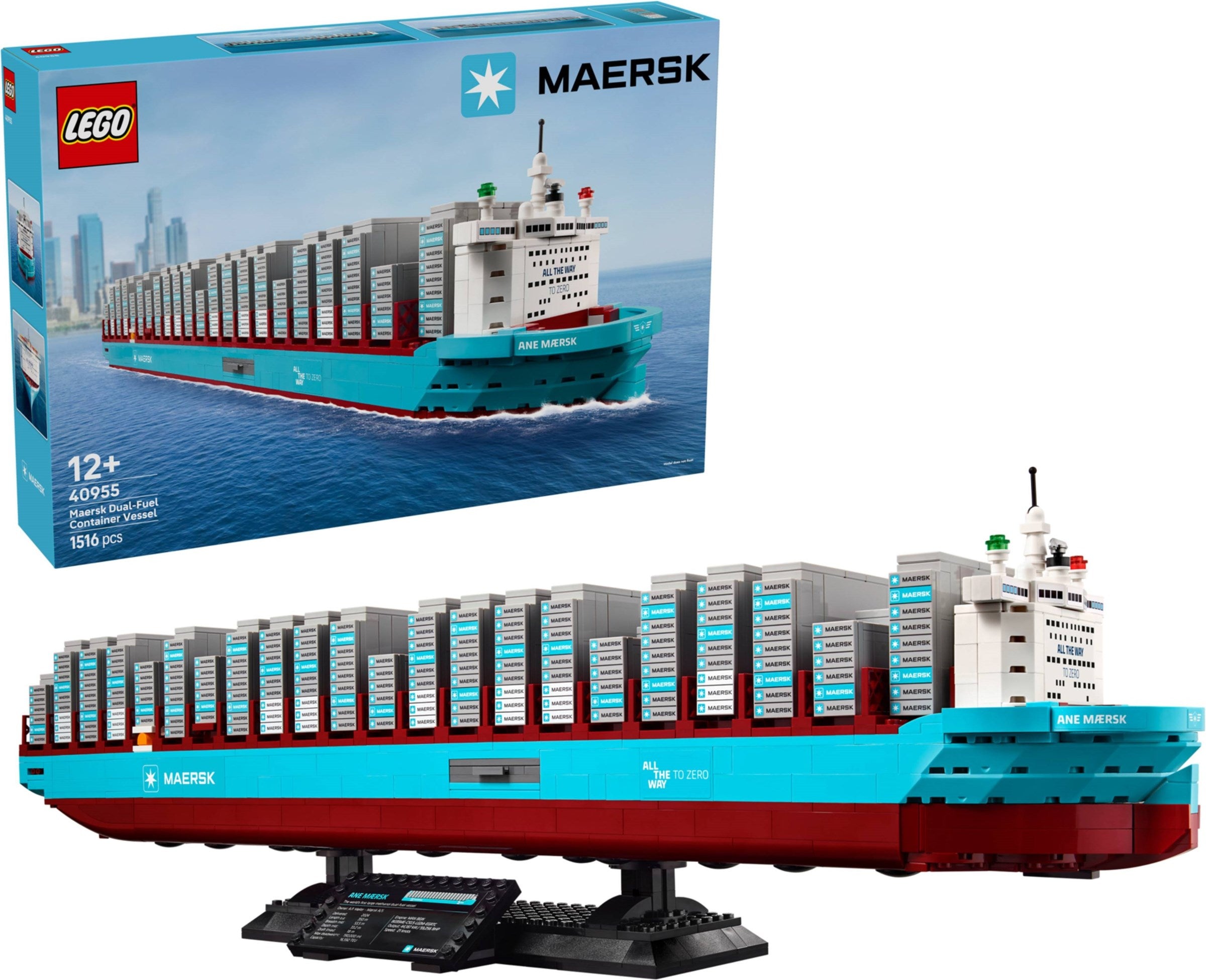 Maersk Dual-Fuel Container Vessel 40955 | Miscellaneous | LEGO – image 4