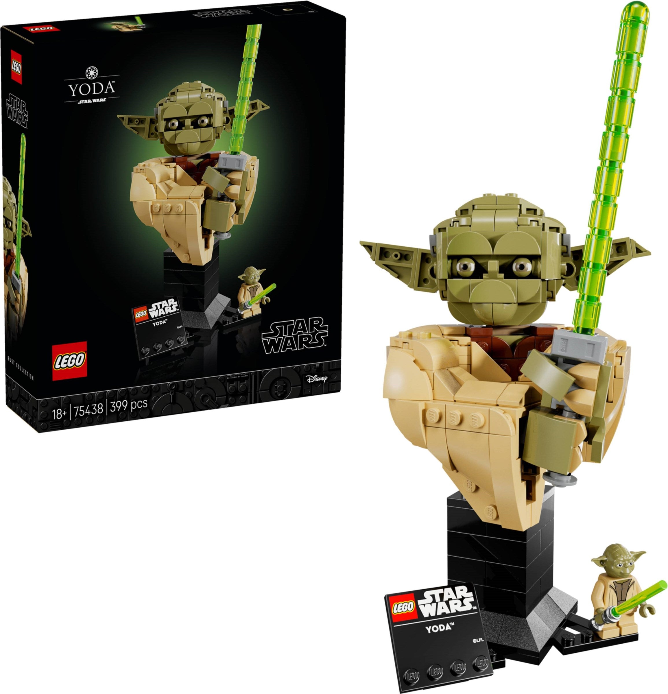 Yoda Bust 75438 | Star Wars | LEGO (image 4)