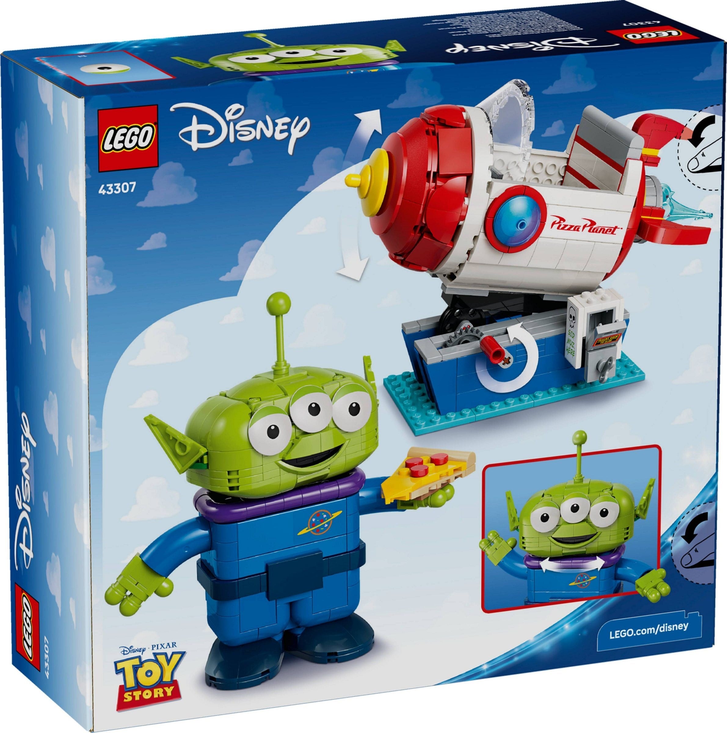 Alien with Pizza Planet Rocket Ride 43307 | Disney | LEGO (image 3)