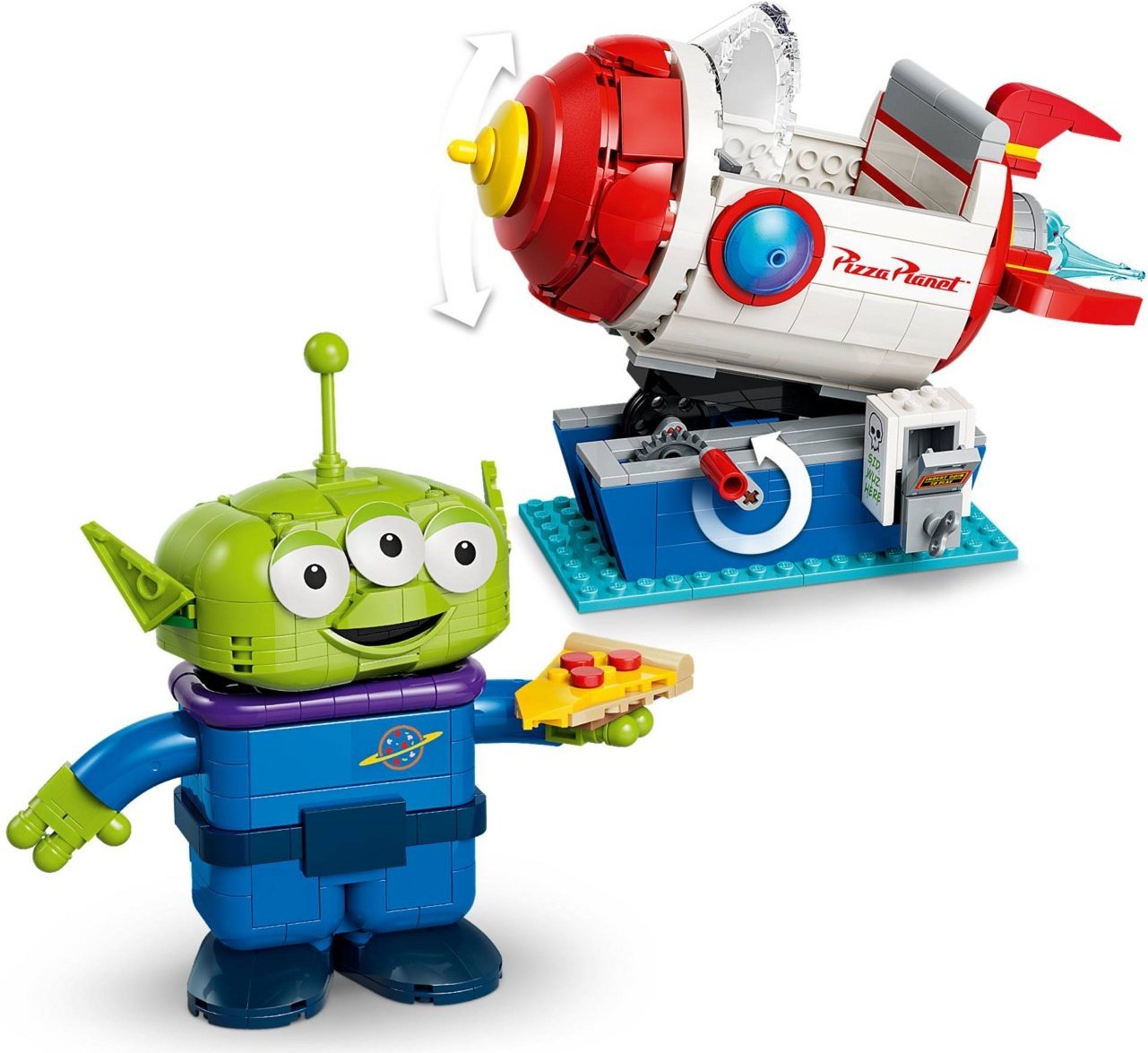 Alien with Pizza Planet Rocket Ride 43307 | Disney | LEGO (image 13)
